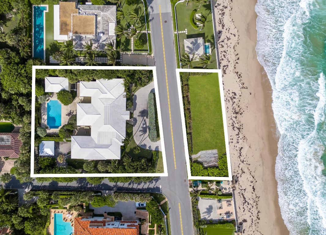 The rarest opportunity to secure a North End oceanfront property with 152 feet of frontage with the largest private beachfront parcel on the North End.  Situated on .81 acres, the 7,968-square-foot estate features a main residence and a detached pool house, offering a total of 7 bedrooms and 7 bathrooms. Interiors feature high ceilings and expansive windows that flood the home with natural light and frame wide ocean views. Whether updating, renovating, or creating a custom home, this property offers scale, privacy, and a premier Palm Beach location.