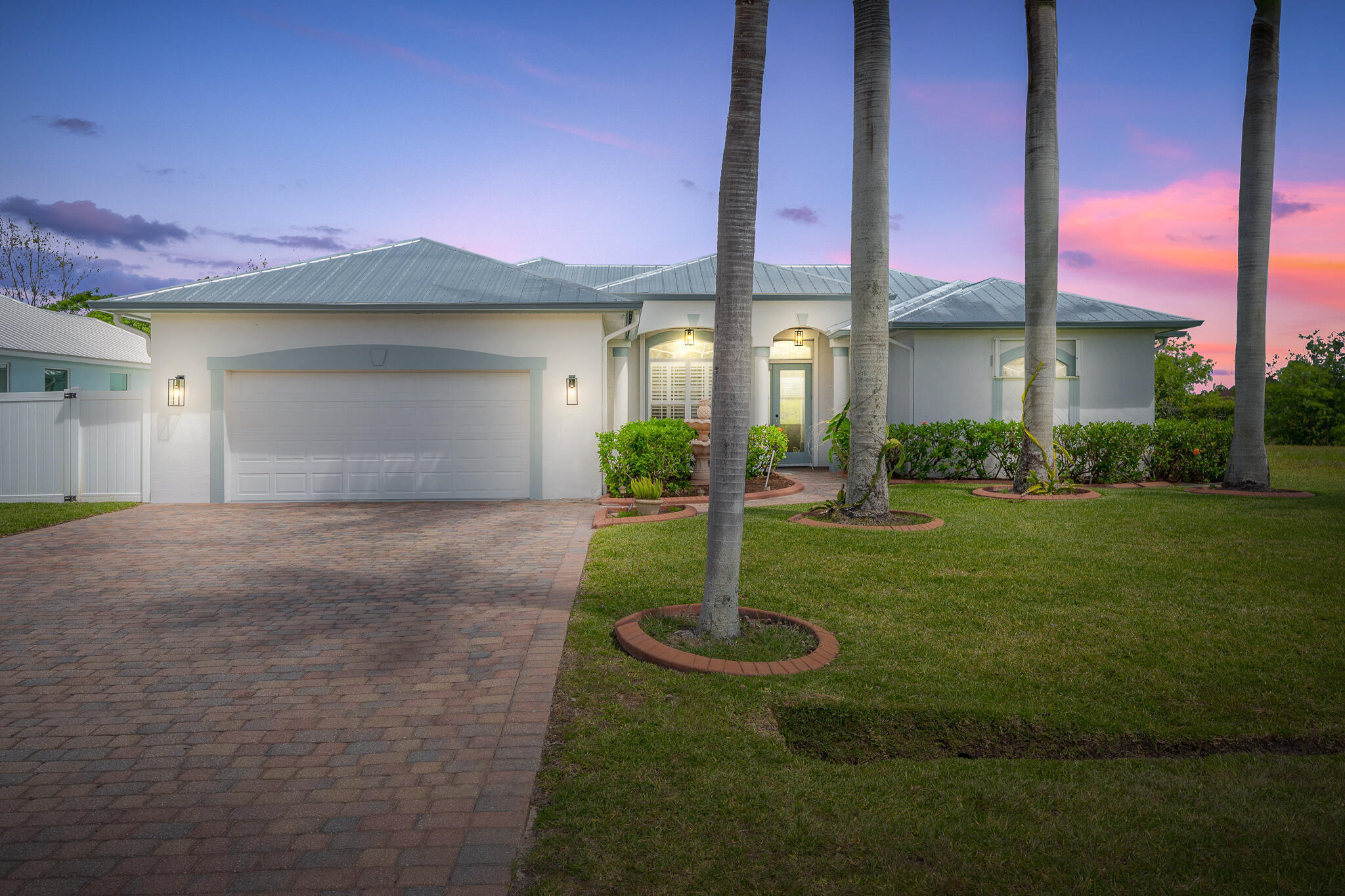 This stunning CBS POOL home with BRAND NEW METAL ROOF, NEW A/C, built in 2006, offers 4 bedrooms,3 baths, and 2,538 square feet of living space on a quarter-acre lot. It backs directly to a preserve for total privacy, with a greenbelt on one side. Inside you will find granite counters, stainless appliances, tray ceilings, tile floors throughout living areas, brand new carpeting in bedrooms, new window treatments, central vac, and a spa-like master bath and a massive walk-in shower. Loaded with extras like paver driveway, solar panels for efficient energy costs, brand new exterior and interior paint and accordion shutters for hurricane protection along with new a/c and leaf filter for gutters.