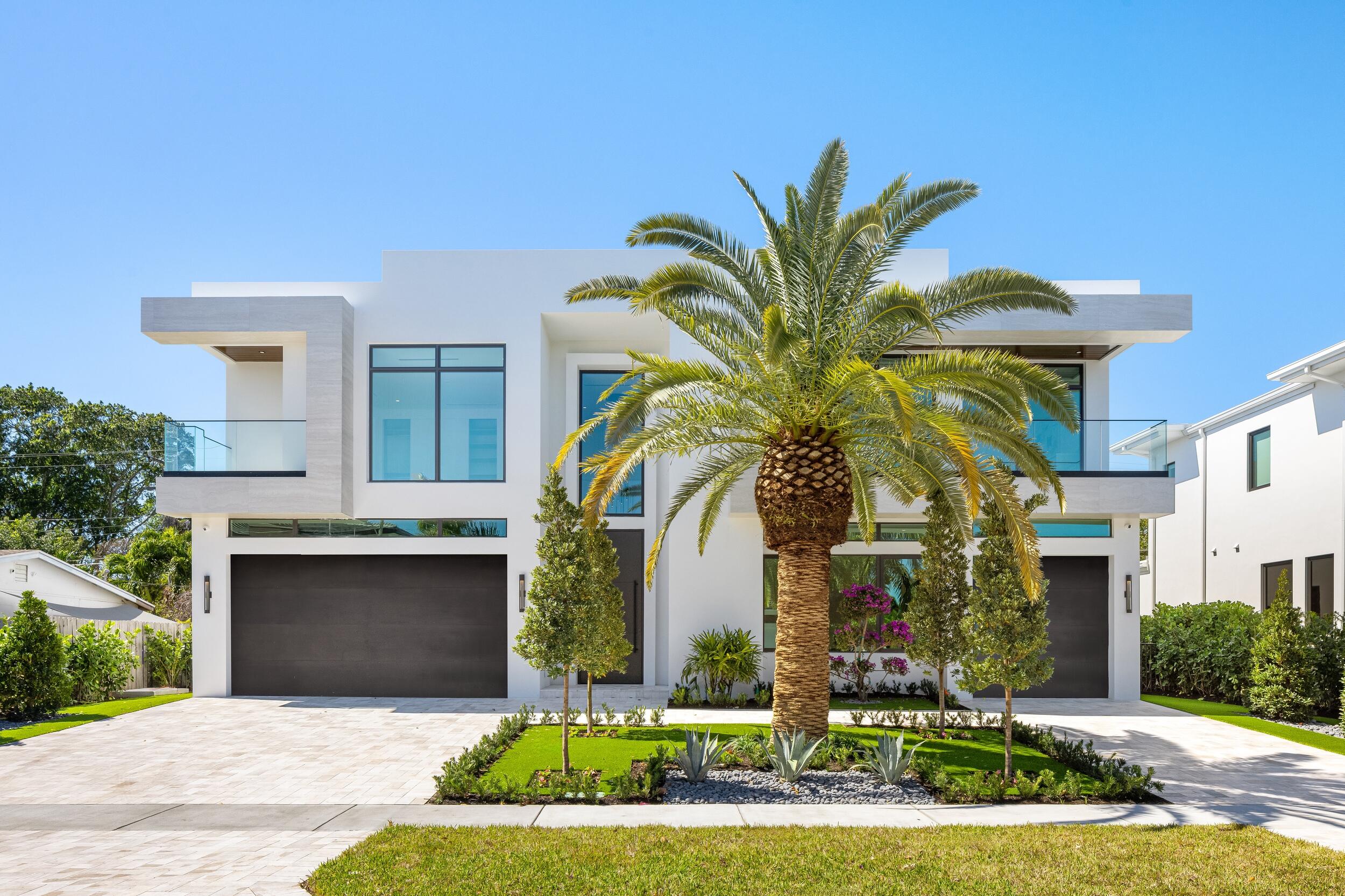 Introducing 1051 NE 2nd Terrace, Boca Raton, an architectural masterpiece poised to captivate the most discerning clientele. This home offers an unparalleled standard of luxury living. This exclusive new construction spans 6,404 total square feet, meticulously designed to blend functionality with the epitome of luxury. The property showcases open concept living spaces adorned with floor to ceiling windows filling the interior with natural light, offering a grand entrance that emphasizes sleek design and meticulous craftsmanship. Key features of this opulent sanctuary include a state-of-the-art kitchen equipped with a natural gas Wolf range and Sub-Zero appliances. The residence comprises five luxuriously appointed bedrooms, each complemented by its own lavish ensuite bathroom. The primary suite is a haven of comfort, epitomizing luxury living at its finest equipped with a morning bar, sitting area and a private balcony. Porcelain tiles adorn the first level, providing a contemporary elegance, while white oak flooring adds warmth and sophistication to the second level.  Extending the living space outdoors, the backyard oasis is an entertainer's dream, featuring a gourmet summer kitchen, an elegant al-fresco dining area, and a stunning pool with an integrated jacuzzi creating an atmosphere of serene relaxation and sophisticated outdoor living.  Situated in downtown Boca Raton, 1051 NE 2nd Terrace offers an ideal location with close proximity to Mizner Park, Royal Palm Place, The Boca Raton Club, exquisite dining venues, and pristine beaches providing a lifestyle of unparalleled luxury and convenience. This estate provides downtown Boca Raton ultra-luxury living. Future residents can look forward to an unparalleled living experience that surpasses mere architecture, providing an ultra-luxurious lifestyle within the comfort of their own home. Seize this opportunity now; your future residence awaits.  DISCLAIMER: The information herein is believed to accurate but not guaranteed and may be subject to errors, omissions, and changes without notice. All measurements, dimensions, room sizes and lot sizes are approximate. All such information should be independently verified by any prospective purchaser or seller. Parties should perform their own due diligence to verify such information prior to a sale or listing. Listing company expressly disclaims any warranty or representation regarding such information.