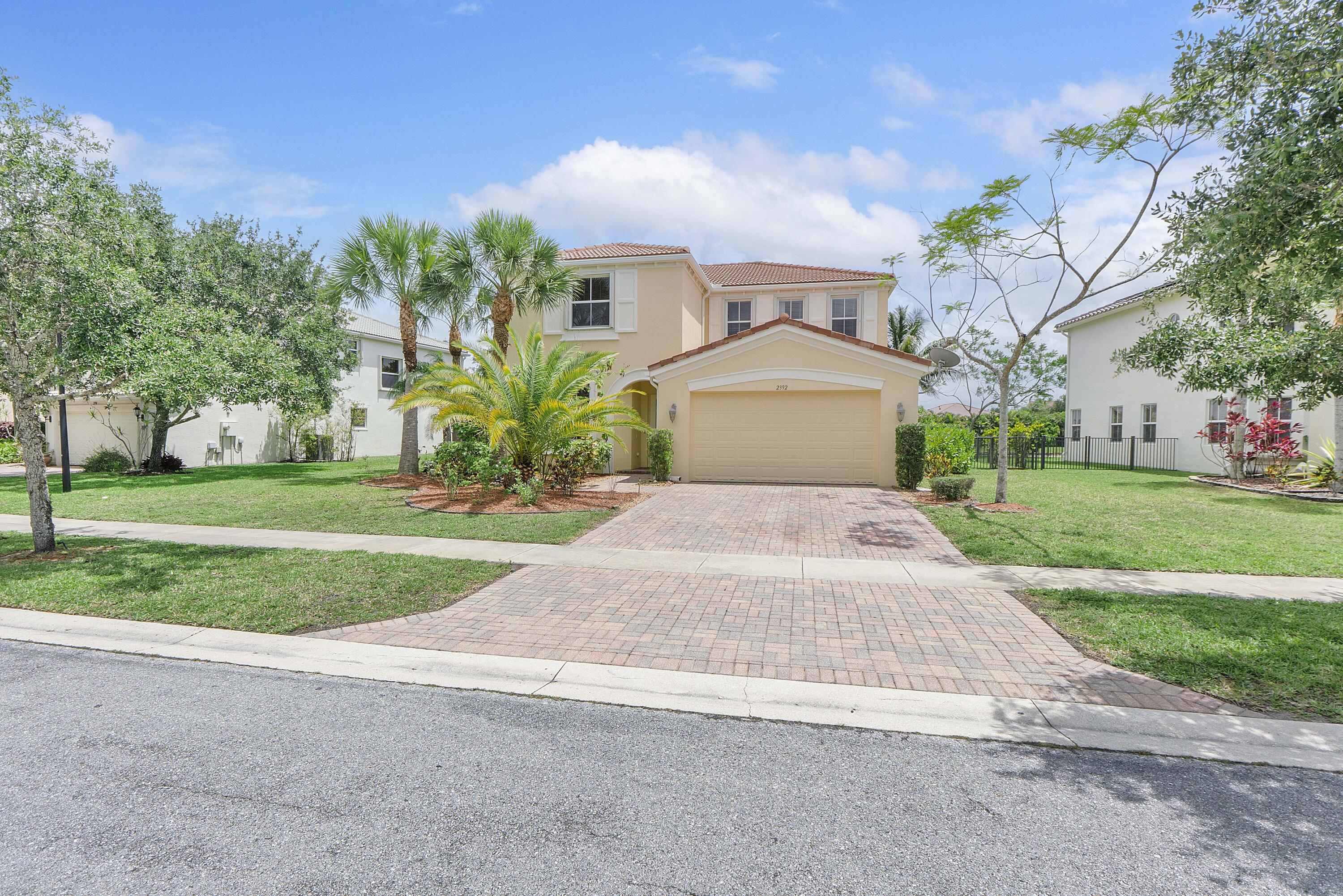 Beautiful lakefront pool home in the highly desirable Portosol community! This spacious 5-bedroom, 3-bath two-story residence features freshly painted interior and exterior finishes, abundant natural light, and a functional floor plan designed for comfortable living. The expansive kitchen offers a large island, stainless steel appliances, generous cabinet and counter space, and a separate pantry. Entertain with ease in the formal dining room complete with a butler's pantry. A first-floor bedroom provides flexibility for guests, a home office, or multigenerational living. Upstairs you'll find the spacious primary suite, three additional bedrooms, and a convenient laundry room. Enjoy stunning lake views, and magical sunsets, a private pool, and resort-style community amenities. Clubhouse. Ideally located near shopping, dining, entertainment, and everything Palm Beach County has to offer.