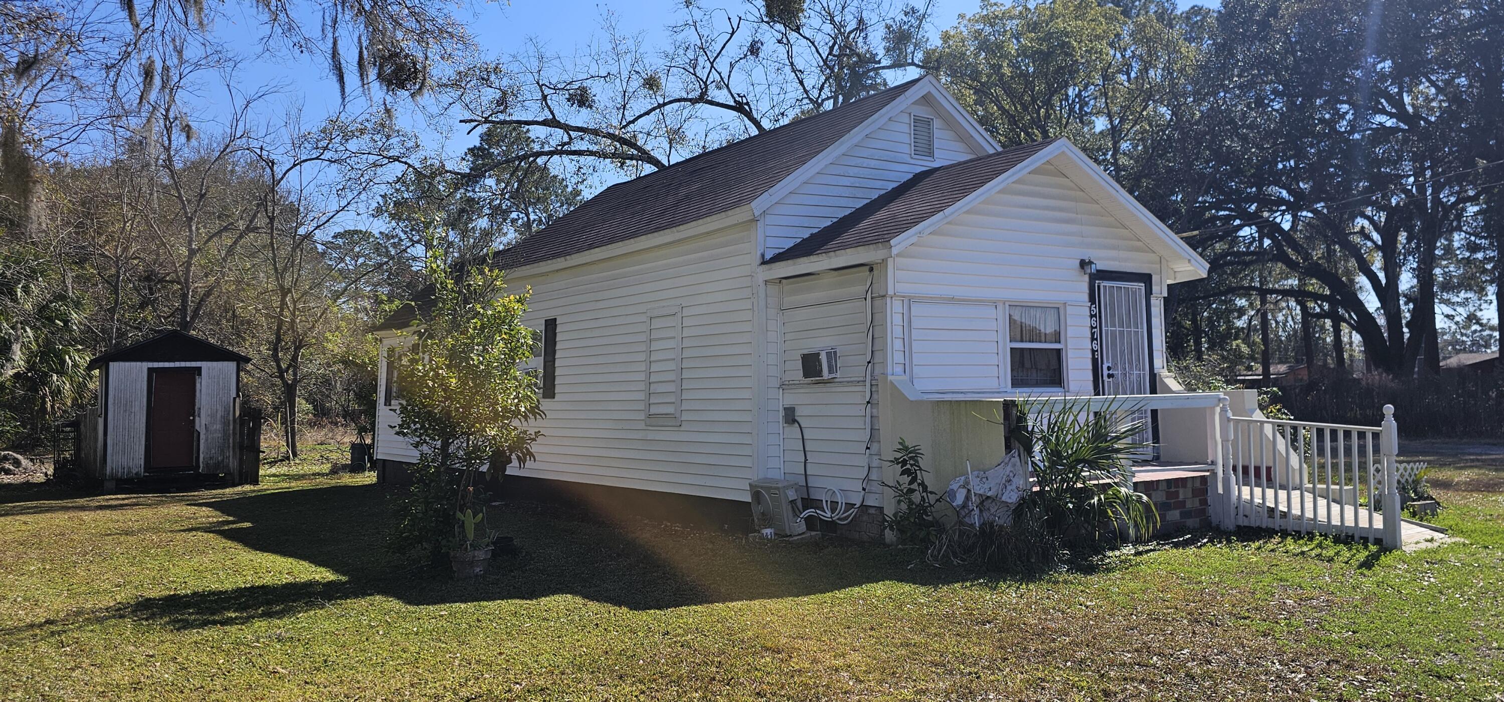 Discover the possibilities at 5676 Soutel Dr, Jacksonville, FL! This 3-bedroom, 1-bath home sits on a sprawling 42,308 sq. ft. lot, offering endless opportunities to expand, build, or create your dream retreat. With 963 sq. ft. of living space, it's perfect for first-time buyers, investors, or those looking for room to grow.

Enjoy the freedom of no HOA restrictions—park your RV or boat, start a garden, or add a workshop or guest house. Conveniently located near shopping, dining, and schools, plus easy access to Trout River Park for outdoor fun.

Don't miss this rare opportunity—schedule your tour today!