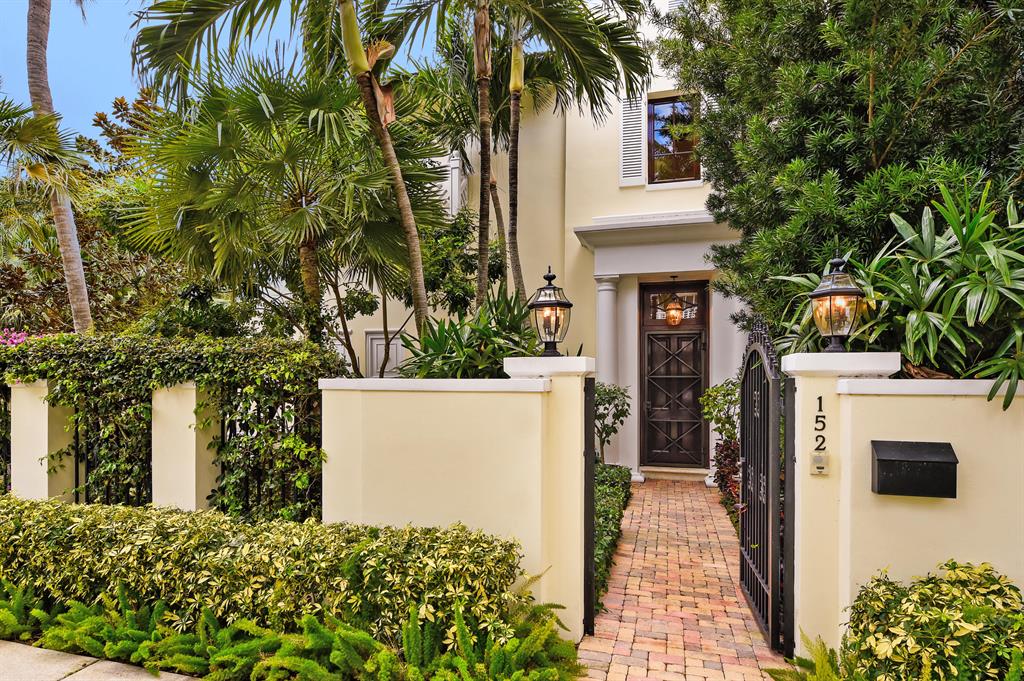 Ocean block townhouse. Enjoy the ultimate lifestyle in this well designed 4 BR/6BA plus powder room. Its many quality amenities include: Gated entry, Jerusalem limestone and hardwood floors, custom mahogany impact windows/doors, Wm Ohs kitchen, elevator, heated pool, 2 car garage and much more. Ocean access.