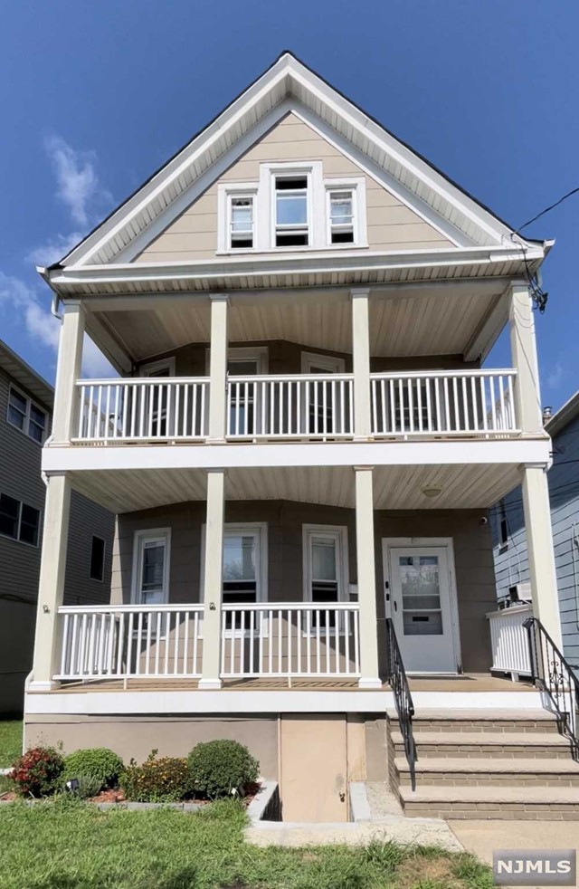 Newly updated 2nd floor unit in a well maintained two-family house. Offering two large bedrooms, one bathroom and small office with an additional soon to be finished large attic. This spacious unit reads as a duplex as you would occupy 2nd & 3rd floor - it offers lots of natural, tall ceilings and has a large private balcony with partial views of NYC. Street parking only, however there is plenty available. Tenant is responsible for heat, gas, and electric. Attic is expected to be completed by 9/15.