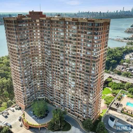 RENOVATED luxury high-rise,3 BEDROOMS,3.5 bath home with the most AMAZING VIEWS of the NYC skyline, Hudson River & GWB from every window. Entrance foyer, Living Room/Dining Area leads into totally renovated kitchen/with breakfast nook, granite countertops and stainless-steel appliances AND a fantastic view. Washer/ dryer in in unit.All bedrooms have full baths and NYC views. Gleaming Hardwood floor through.24 hour concierge & doorman, valet parking, health club, pool, community room, children's playroom, dog park,BBQ area, court yard/with deck & tables & chairs facing NYC Views . All this included in maintenance fee, Two deeded parking spaces. Brand new air conditioner/heaters. Onsite management. **PET FRIENDLY **Short distance to restaurants, cafes, shops, Historic Park, NYC transportation. Assessment until 5/2027.Owners have a applied for a TAX REDUCTION.