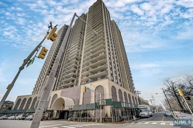 Totally renovated condo from floor to top including all the closet doors .NYC views from all the windows such as newer hardwood flooring, Open Livingroom with built in selves/on its wall, the redesigned extended open kitchen with custom cabinets,granite counter top & LG stainless steel appliances,Bedroom with a walk in closet, and designer's bathroom. Rent include water and designated 1 indoor parking ,Laundry on the floor, 24 Hr doorman,sauna,gym, community room/ kitchen & recreation room with terrace & his & her rest room plus locker room, fenced outdoor pool and extra storage. across street is Large park and walkway which has a large lake, a track and field/football field, a baseball field, tennis courts, basketball court, a large children park/water park. NYC bus stop on the corner, 15 Min to Port Authority.