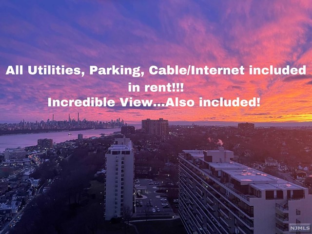 *HALLEY NATKIN (917) 626-8240 & COLDWELL BANKER REALTY* PRESENT 5 HORIZON ROAD #2305. FABULOUS! All UTILITIES-CABLE/INTERNET & PARKING INCLUDED IN RENT. BEAUTIFULLY UPDATED 1 bedroom/1 bath at Fort Lee's Horizon House co-op. Enjoy the incredible views from this spacious beautifully maintained 1 bedroom/1 bath co-op at Fort Lee's Horizon House. Southern exposure with panoramic unobstructed views of NYC from ALL ROOMS! Move-in ready with Updated kitchen,Updated bath,Plank Flooring, & Huge walk-in closet. Amenities Inc: Doorman,Security,Community room,Fitness Rooms,2 pools, Tennis,Children's play areas,and Convenience store. Amenities optional and payable by tenant-pool $191.93/ssn, gym $127.95/yr, tennis $106.63/ssn. Due at signing: 1st month rent,1.5-month security,1-month broker fee. Board application fee $350,non-ref move-in fee $400,and $500 refundable elevator dep, Min gross income required for 4:1 ITD ratio w/o debt $125K. BOARD APPROVAL IS REQUIRED! 1 Year Lease!Sorry No Pets
