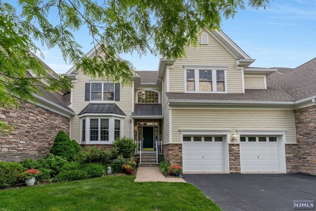 Welcome to the prestigious Bel Air community in West Orange! This meticulously maintained 4+ bedroom, 4.5 bath luxury townhome features an open design with grand foyer, gleaming hardwood floors and a fully finished walk-out, multi-room, lower level suite!Natural light pours into the impressive 2 story Great Room, with floor to ceiling windows, fireplace and built-in shelving.The island kitchen with marble countertops makes entertaining a pleasure. Enjoy meals in the formal dining room or relax with sunset views and al fresco dining on the outdoor patio!A bonus room with French doors and fireplace can be used as a home office or den.There are 4 bedrooms and 3 full baths on the 2nd level. The primary bedroom boasts a sitting area and en-suite, spa-like Jacuzzi bath.Bel Air provides landscaping, country club amenities, clubhouse, pool, spa, tennis/pickleball, fitness center and locker rooms. Close to top-rated schools, shopping, dining, NYC, GSP and Rts 280, 78, 10, 24.
