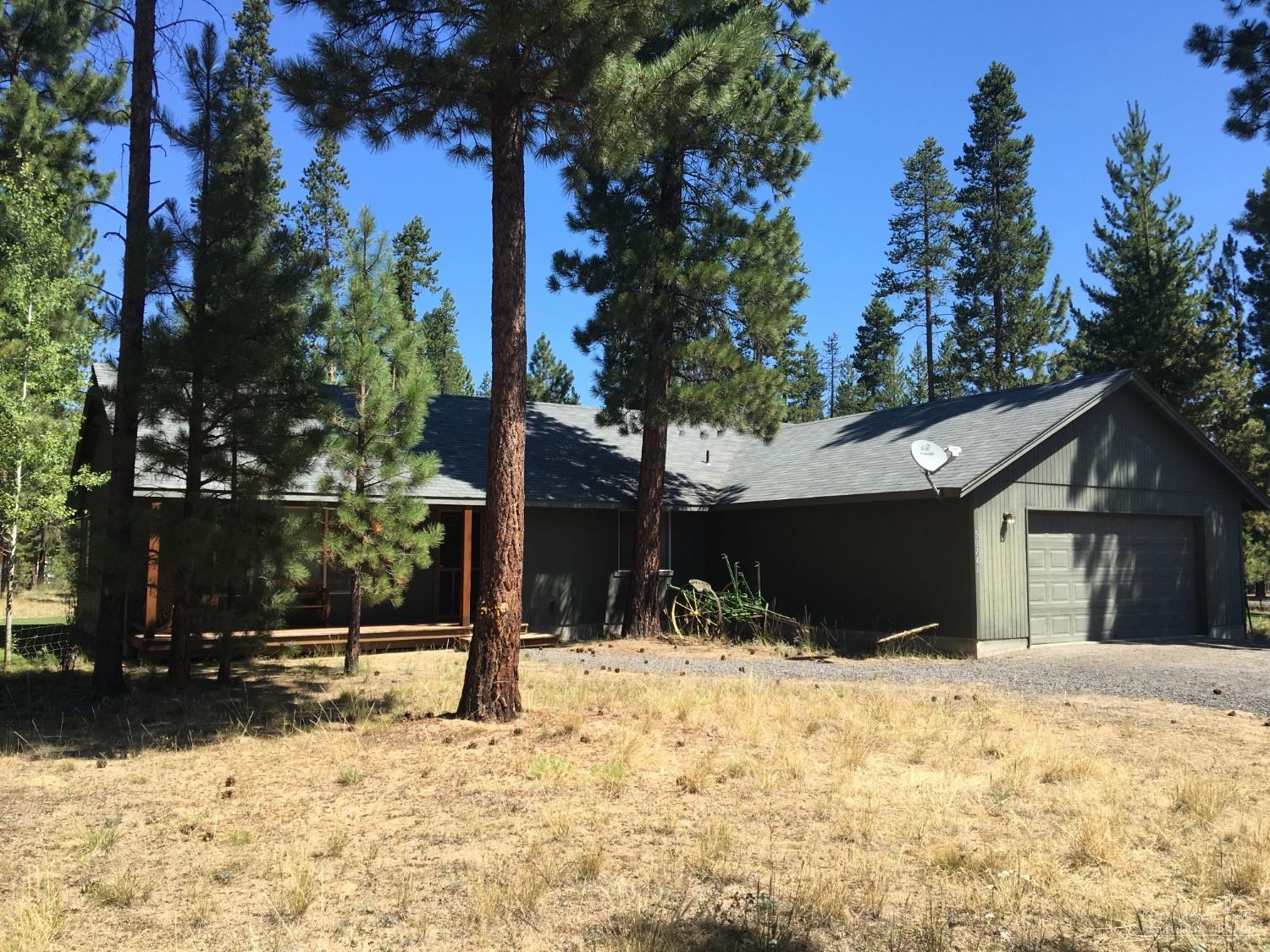 3 Bedroom 2 Bath Frame Home on .99 acre located on Corner Lot. Open floor plan, vaulted ceilings, utility room, surround sound wired inside with 2 exterior speakers outside. 50 amp service in garage for welder or RV hookup. Landscaped with sprinklers, rear access to property. New well in 2014. Very quiet neighborhood.