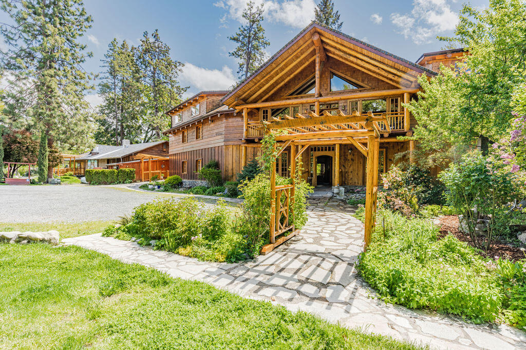One of a Kind Opportunity to own the Applegate River Lodge and Restaurant. The craftsmanship on this lodge shows pride, love and hard work. The lodge boasts 7 suites plus an additional potential living space. When you enter the lodge the soaring ceilings,35-foot custom rocked fireplace, beautiful mezzanine with seating, and tons of windows that show the Applegate River frontage will take your breath away .Each suite offers large vaulted ceilings and access to a large sitting deck views of the Applegate river. The restaurant and bar area are fantastic and offer many sq. ft. of deck space for outdoor eating and more.The restaurant and bar have so much potential.Many events have been held here over the years-from weddings,concerts,retreats,family events and more.The Applegate River Lodge was built in 97 and the restaurant was built in 74.Additional decking and the Bar areas were added in 94.Beautiful landscaping throughout the property and so many possibilities with this amazing property!