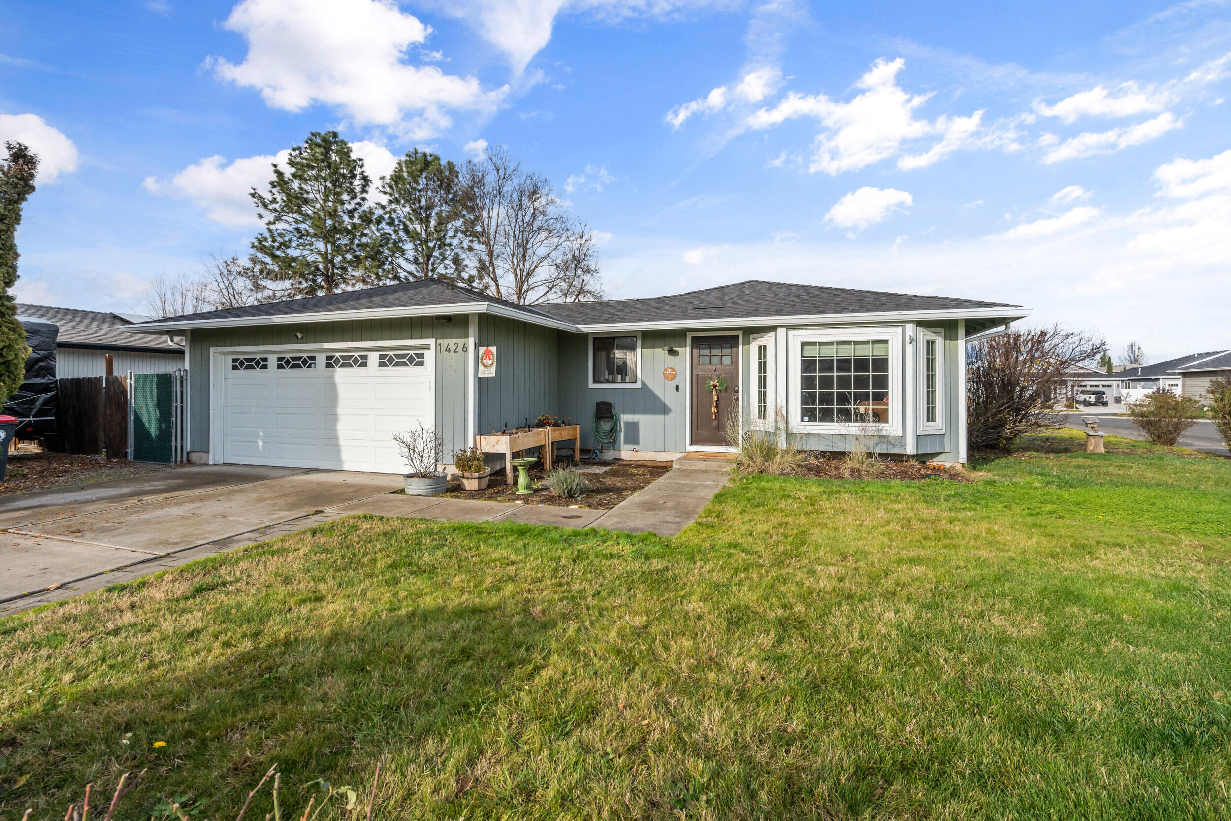 UNIQUE opportunity! Beautifully updated 4-bedroom, 2-bath home on a spacious 0.19-acre corner lot, located just a short distance to Mae Richardson Elementary and Crater High School in a great neighborhood. This move-in-ready home features an attached 2-car garage and numerous upgrades, including a new 50-year DaBella roof, new gutters w/ leaf guards, updated metal ducting, LVP flooring with new baseboards, and fresh interior updates. The fully remodeled kitchen offers quartz countertops, modern backsplash, and soft-close cabinets and drawers. The oversized primary suite includes a walk-in closet with built-in organizers. Enjoy summer entertaining in the backyard with an above-ground pool and adjoining patio, perfect for BBQs and gatherings. The corner lot provides extra yard space, privacy, and curb appeal. Modern updates, functional layout, and bonus outdoor features make this home a standout.