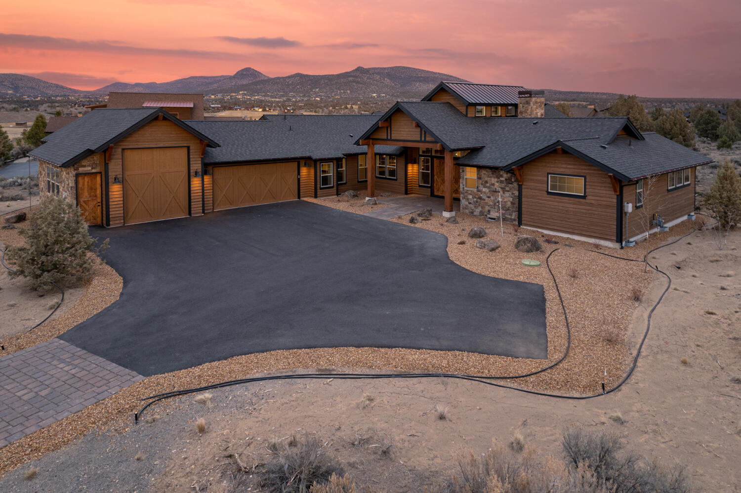 Enjoy living in beautiful Powell Butte, just a short drive from Bend, in the heart of Central Oregon. This custom home offers a grand covered entry opening to a Vaulted Great Room w/gas burning fireplace w/built in cabinetry.  Spacious entertaining area w/Gourmet kitchen & Dining space to accommodate your guests. Lg central working island, Gas cooktop, corner pantry & main sink has an incredible outside view. Owner Suite is Vaulted, bath ftrs dbl vanities, curbless tiled shower, walk in closet & a secret safe! Adjoining is a spacious office/den/workout studio. Each Guest Suite features a private Bath. Step outside & cozy up to the gas firepit or watch the snow fall while you bbq. Don't miss the bonus 32'deep garage bay w/12' RV door - perfect for your Adventure rig! As a Brasada home owner, you'll have access to the Athletic Center w/Pools, Water Slide & Lazy River, Equestrian Center, 18 Hole Golf Course, Spa, Restaurants, Hiking, Biking, Horseback Riding, Fishing & much more.
