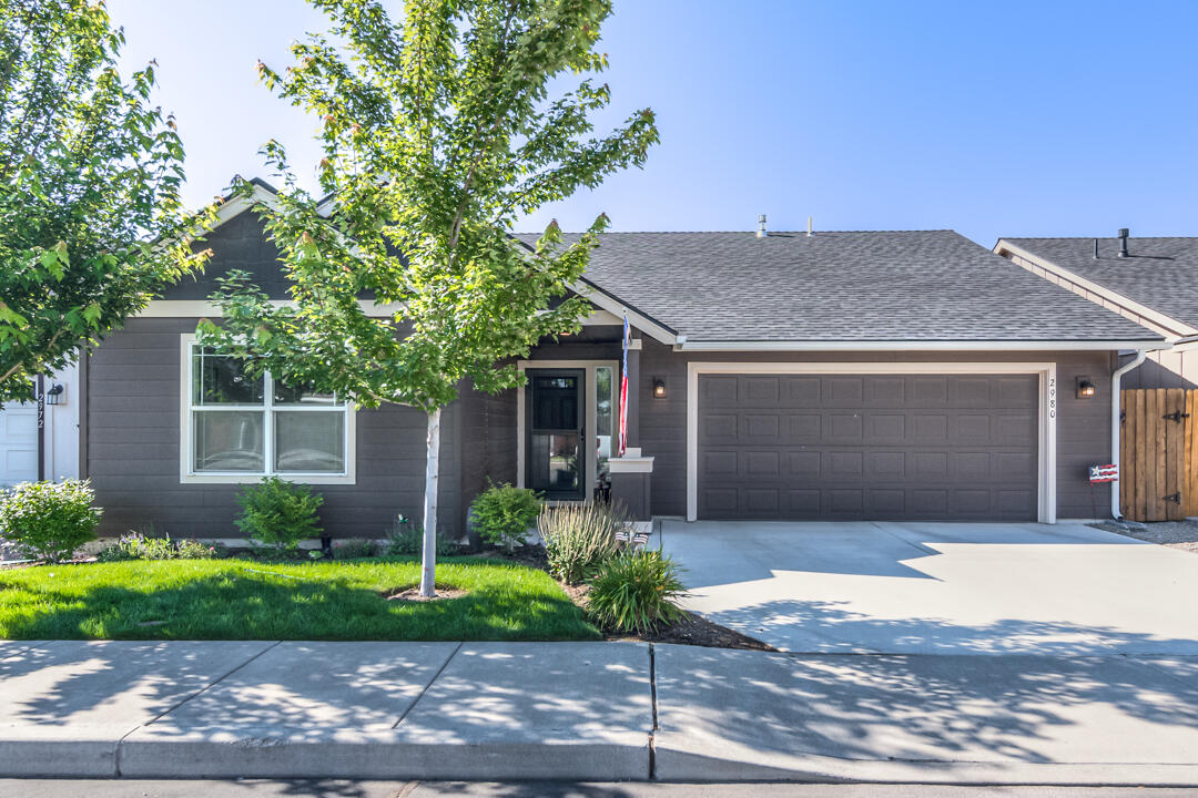 Come take a look at this wonderful home in the desirable 55 & over community of Waverly. This 1620 sq/ft home  has been very lightly lived in, and shows pride of ownership! Open floorplan, 3 bedrooms, 2 bathrooms, wide hallway, lovely finishes, vaulted ceiling and A/C are just the beginning inside this home. Outside has been designed for very low maintenance, and does include both a covered patio AND a lovely gazebo area.