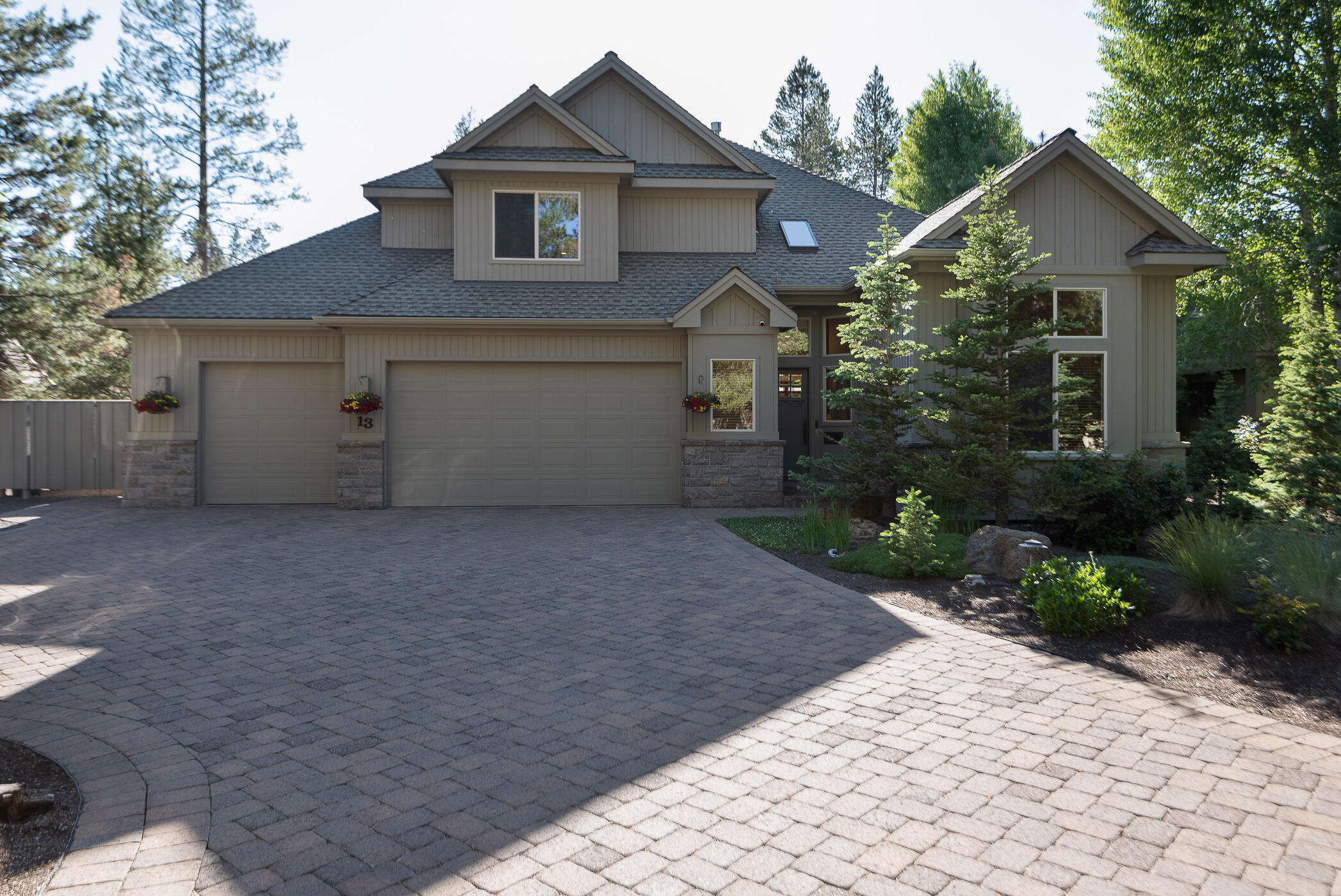 Stunning custom built home, thoughtfully situated on the 3rd fairway of Sunriver's Woodland Golf Course.  Vault ceilings, ample natural light and unobstructed golf course views greet you the moment you walk through the front door. No detail was spared in this beautiful, newly remodeled kitchen, features include a custom vent hood, granite counters, large pantry and high end Subzero and Wolf appliances making this kitchen a chef's dream. Imagine waking up to tranquil golf course views in the main level master bedroom with private deck access. Upstairs you'll find three spacious bedrooms, office/den and a guest bathroom. The home offers a 3 car garage with small shop area, plus additional enclosed storage on the side of the home, a perfect spot for all of your Central Oregon toys. New roof installed July 2022. Designer touches and pride of ownership are present around every corner of this amazing home.