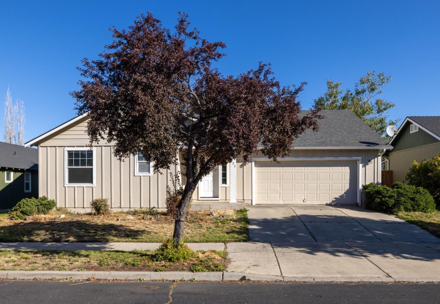 Located conveniently near Redmond's new park and rec facility, this single-story, 4-bedroom, 2-bathroom home offers modern comforts and a great location. Built in 2003 and offering 1,614 square feet, it features newer appliances, updated cabinets, granite counters and fresh flooring, along with a 1-year new hot water heater, . The inviting great room boasts a cozy gas fireplace for the cooler months and there is air conditioning for the summer. The spacious yard is a blank slate, and with a $10,000 credit from the seller for landscaping, you can create your perfect outdoor oasis. At $459,000 this is a must-see gem that won't last long!