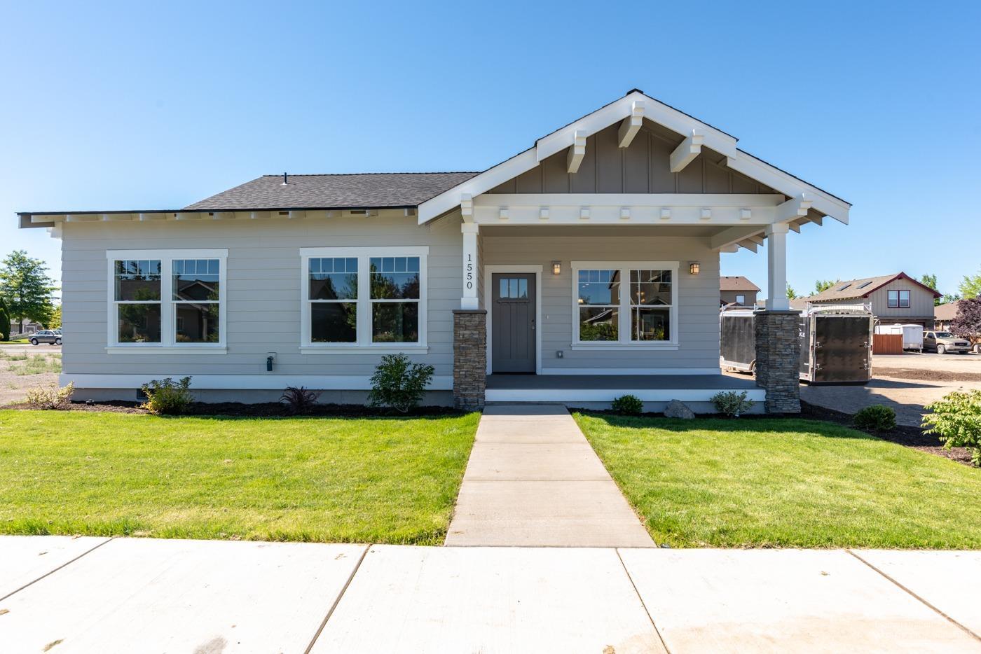 New construction by long time Central Oregon builder AllyBrooke Homes in sought after Canyon Rim community. Spacious single level home is accented with laminate wood flooring, quartz kitchen island, tile backsplash & stainless steel appliances. Generous floor plan includes 3 bedroom, mud room as well as covered front & side patios. All this with canyon access! Come feel the quality AllyBrooke Homes ingrains in every detail of construction.