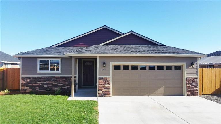 Just completed! Beautiful Brand New Completely Custom Built Home with Tons of Upgrades & Extras Built with Pride by Snyder Creek Construction. This is the last home available in this incredibly located subdivision that sits directly next to the new Don Jones Memorial Water Park! Wonderful open floor plan with huge vaulted ceilings. Granite countertops in kitchen & both baths. Stainless steel appliances, custom cabinets, pantry, upgraded laminate floors in entry, kitchen, & dining areas. Custom tile flooring in laundry room & baths, large master suite with walk-in closet & 2 sinks, inside laundry & much more. Beautifully landscaped front and back yards with timed sprinklers, 2 car finished garage, Rocked RV Parking, rock facade on front of home. Covered back patio, upgraded electrical throughout including high speed communications, stained fenced back yard with RV gate for privacy. Bring your clients, they will love this home.