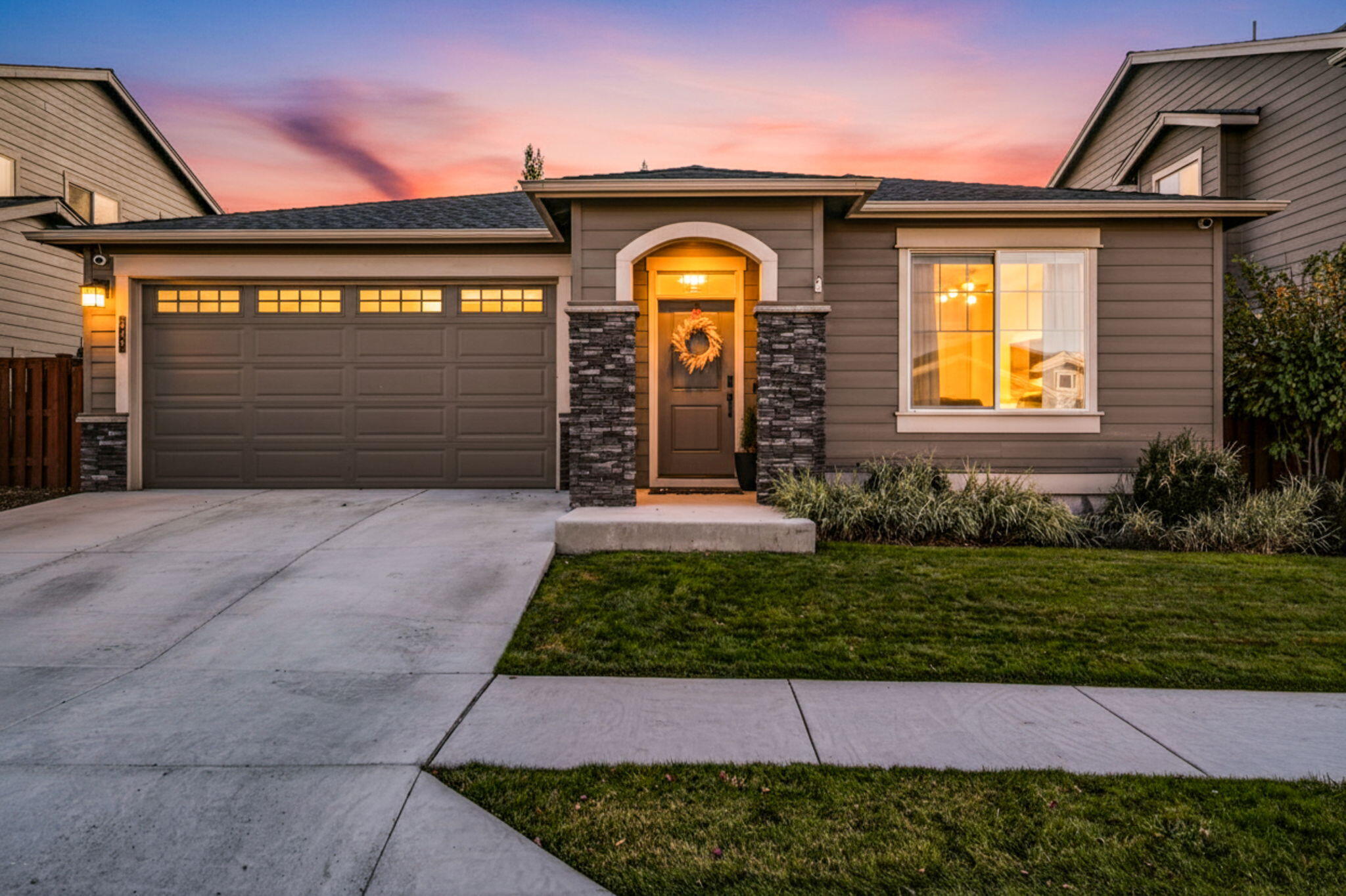 Seller is motivated! Energy efficient home equipped with solar panels. This beautiful single-level Pahlisch home in Ochoco Pointe is ready for you! The home is 1,765 sq ft with 3 bedrooms, 2 bathrooms, and a 440 sq ft two-car garage. Stay warm and cozy with natural gas fireplace and central air heating and cooling system. Kitchen features a large kitchen island, pantry, quartz counters, stainless steel appliances, and knotty alder cabinets. The Solar PV system is owned. The backyard is ready for entertaining with a covered back patio and beautiful xeriscaped landscaping, with turf in the backyard. Ochoco Point community offers access to a neighborhood swimming pool, park, and basketball court. The HOA takes care of the front yard landscaping. Seller will contribute $5000 credit towards buyer's closing costs with a full priced offer.