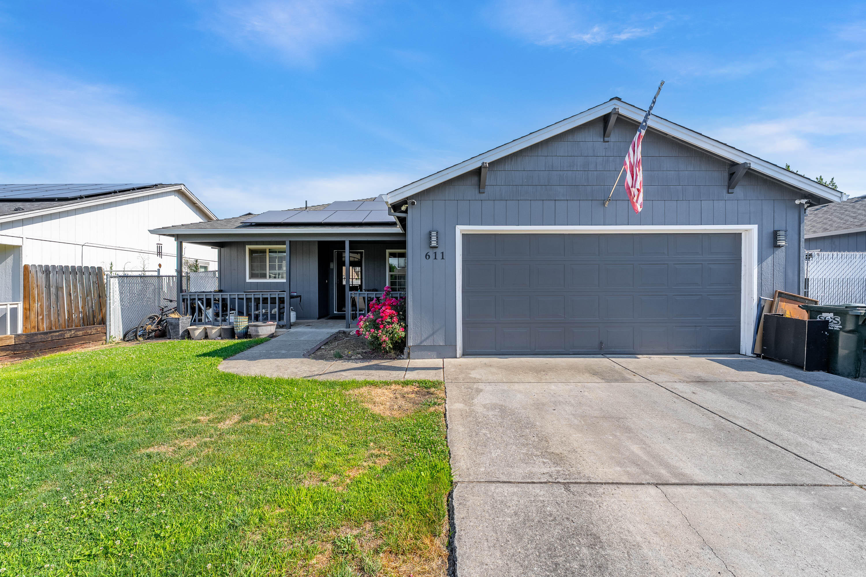 Welcome to this charming 3-bedroom, 2-bath home located just minutes from the heart of Eagle Point! With 1,252 square feet of comfortable living space, this  home offers a smart layout, ideal for families or first-time homebuyers. Enjoy the convenience of a spacious 2-car garage plus rare RV access/parking—perfect for your toys or travel plans. Nestled in a quiet neighborhood, this home provides both comfort and functionality, with easy access to local schools, parks, and shopping. A fantastic opportunity to settle into one of Southern Oregon's most desirable small-town communities!