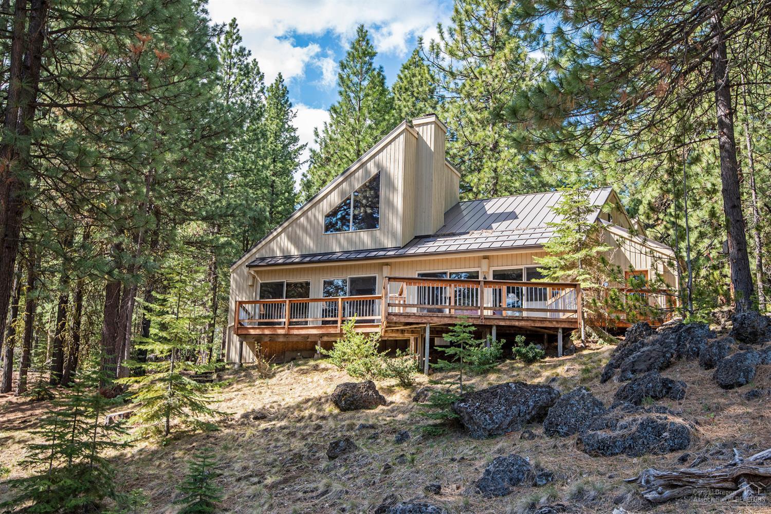 <div>Black Butte Ranch SH52 is a one owner, never rented and babied home. Remodeled in 1996. Multi-family home. 4 en suites: 2 with queen bed & bunk beds, 1 with king bed & 2 twin beds and 1 with queen bed. Sits on a bluff with partial views of Black Butte and Big Meadow, plus views of aspen and pine trees. Woodburning fireplace warms living room and family room. Large deck with dog gate. Oversized two-car garage and sprinkler system. Centrally located. See Virtual Tour and New 3D Virtual Walk Through.<br></div>