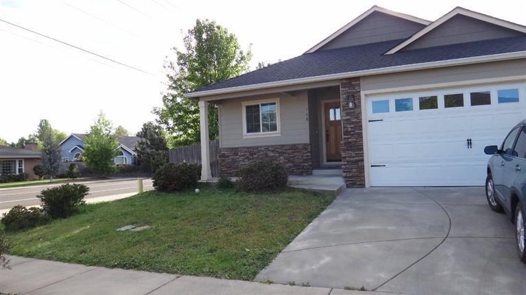 Newer 3 bdrm, 2 bath, 1639 sf home with beautiful mountain views in a nice neighborhood. It has cultured stone exterior accents, slab granite countertops in the kitchen and master, coffered ceilings, good sized bedrooms. The large master bedroom has a sliding door to the backyard, and a private bath with a walk-in closet and a separate clothing closet. There is a two car garage; and the back and side yards are fenced. Owner says they have never used the dishwasher or oven since they moved in.