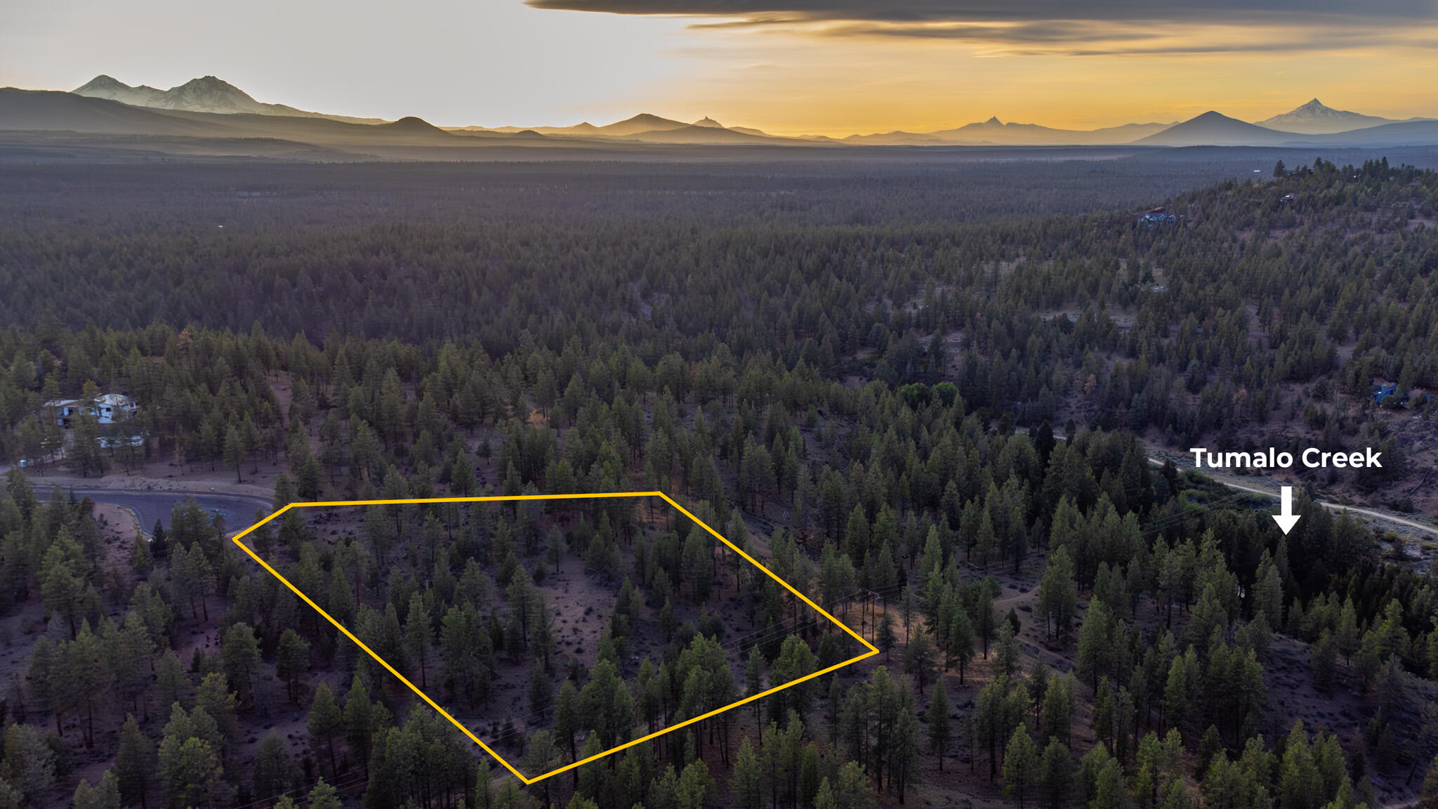 Welcome to one of Bend's most coveted homesites—an exceptionally rare opportunity to build your dream home on a private, premium lot in a quiet cul-de-sac just steps from Tumalo Creek. This secluded parcel offers the perfect blend of natural beauty and convenience—surrounded by mature junipers and towering ponderosa pines, yet just minutes from schools, parks, shopping, and downtown Bend. The property borders a protected conservation tract and the Tumalo Creek boundary, offering privacy, serenity, and direct access to nature. Its wide and deep shape supports five distinct building sites, each ready to showcase your architectural vision—modern, rustic, or timeless. Wildlife is abundant, from elk to owls, and the sound of wind through the trees and the soft rush of the creek complete this forested retreat. More than a homesite—this is your sanctuary in Central Oregon.