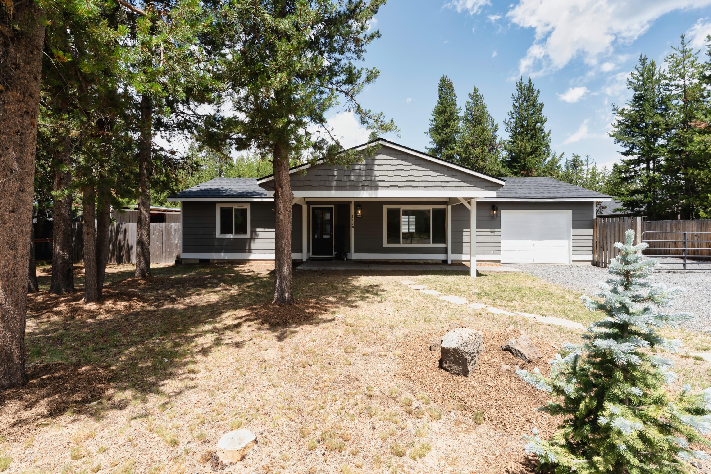 Why wait to live your dream? This newly remodeled contemporary haven in coveted Oregon Water Wonderland is your gateway to the ultimate Central Oregon lifestyle. Perched on a rare ½-acre lot, this 3BR/2BA home delivers sleek, move-in-ready style plus room to thrive: a shop, a barn, and a detached office/meditation retreat. Here, your hobbies, work, and wellness all have their place. With paved roads, modern utilities, and river access just down the street, you're minutes to Sunriver, trails, lakes & Mt. Bachelor. Opportunities this rare—and this ready—don't come often. Act now and stake your claim before someone else lives your dream.