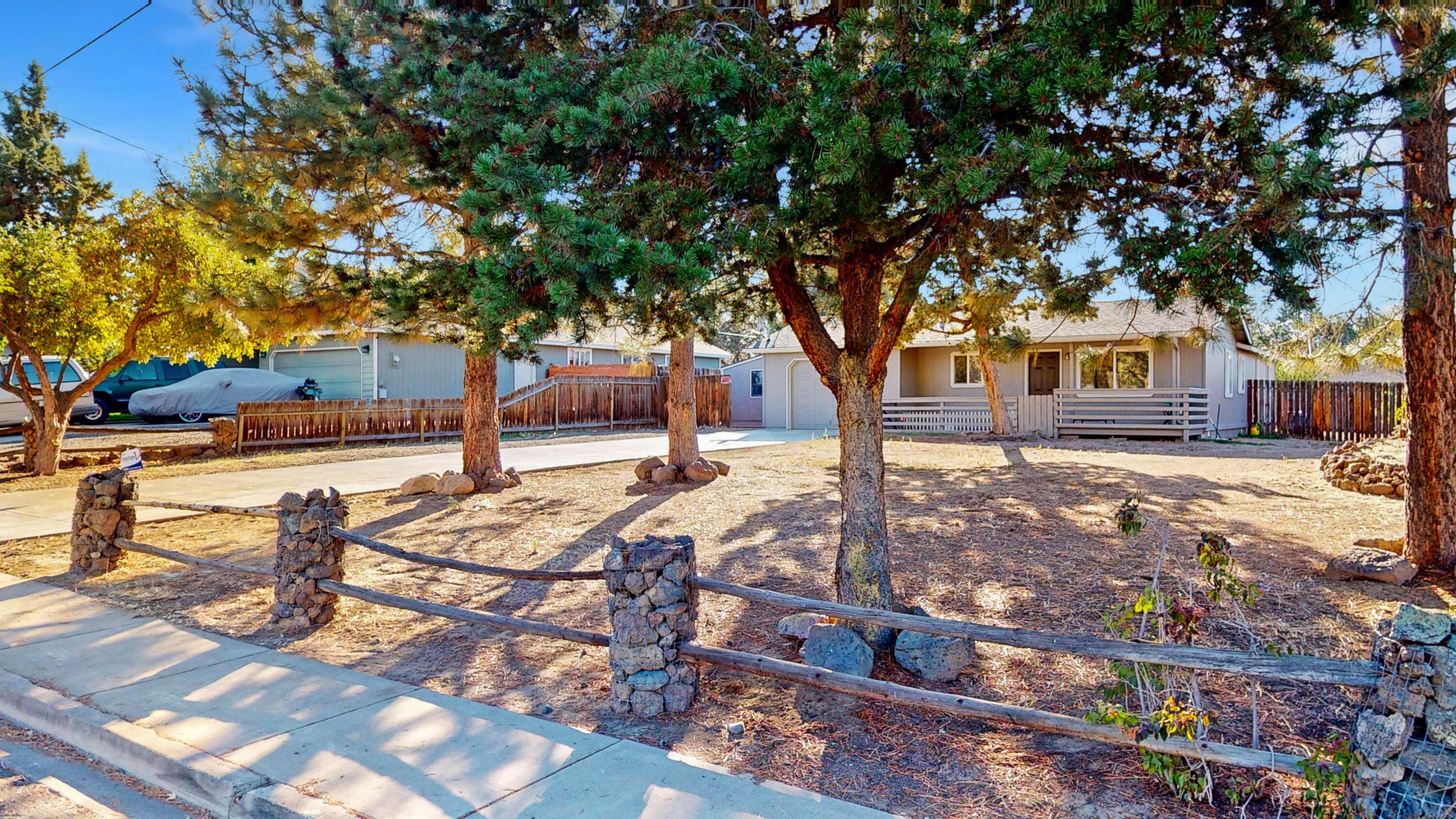 Well-maintained single-level home featuring 1,248 square feet with w/ 3 bedrooms, 2 bathrooms, and a detached studio that can function as a 4th bedroom or private office. Located just steps to Quartz Park Pavilion and the Canyon Trail. Recent upgrades include a new HVAC system, updated flooring, trim & baseboards, updated kitchen & bathrooms, a newer refrigerator and dishwasher. A wood stove adds cozy & efficient supplemental heating. Additional improvements include upgraded insulation, full exterior paint, and a newly poured concrete driveway. The property also offers extensive RV parking, a one-car garage, a detached studio for flexible use, and a spacious deck ideal for outdoor entertaining. The xeriscape yard features crab apple, cherry, plum, and white dwarf peach trees. There are so many options with this property!