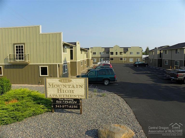 Sisters apartment complex. 0 Vacancy for past three years. 20 total units: 16 - 2 bedroom, 4 - 3 bedrooms all with one bathroom. Entire complex remodeled, new windows, painted, landscaped with new parking. All units in excellent condition. Upstairs units w/deck, first level with covered patios and fenced. Located in the City of Sisters, with Cascade Mountain View. Close to downtown amenities, schools, parks and the many Sisters events.