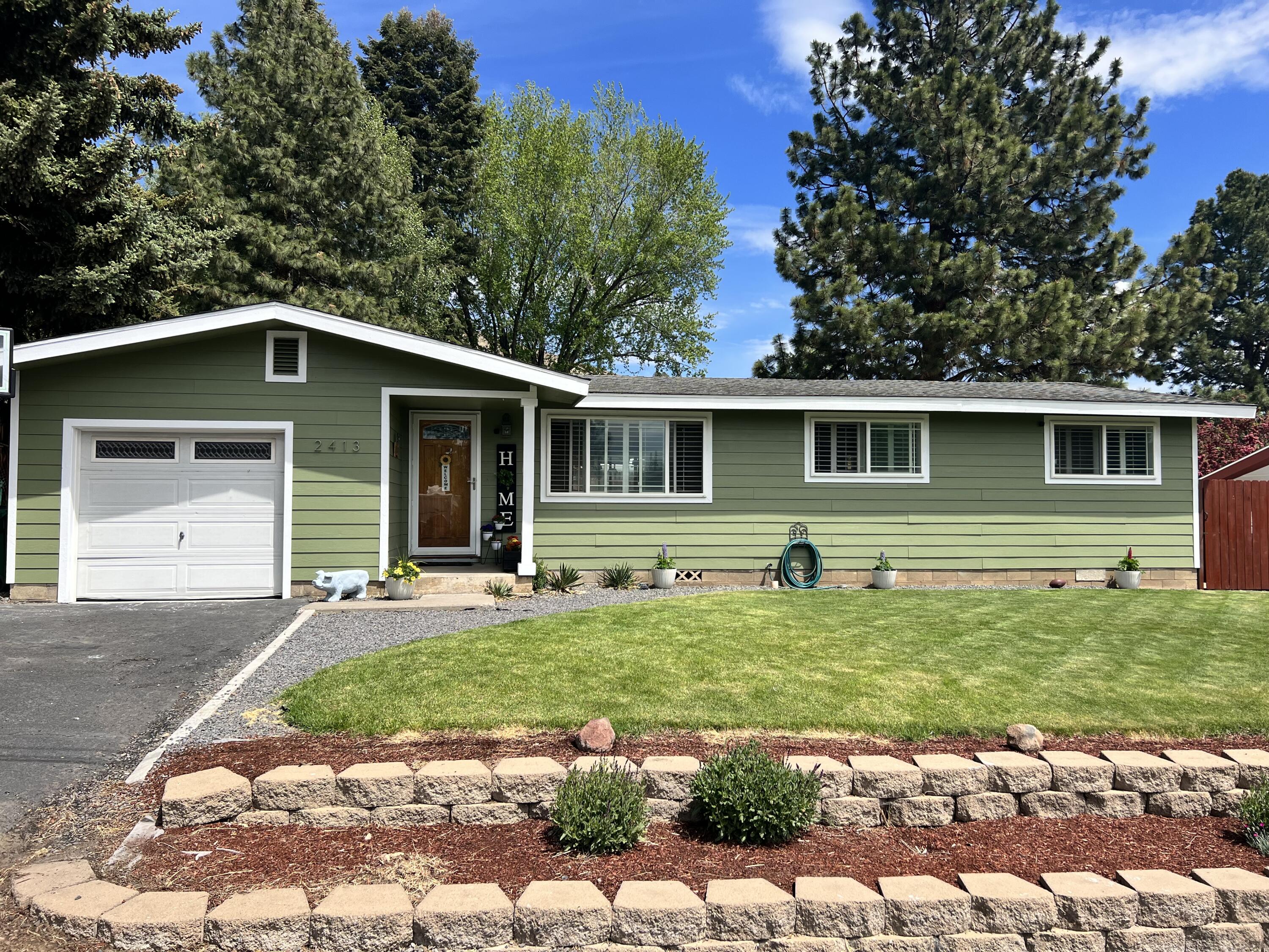Perfect 3 bed 1.5 bath home on one level, sitting on just over a quarter of an acre.  This property features a beautiful backyard and patio to enjoy during the summer months. Recently painted inside & out, meticulously cared for yard and designer touches throughout make this home move-in ready. Water association is only $550 per year.