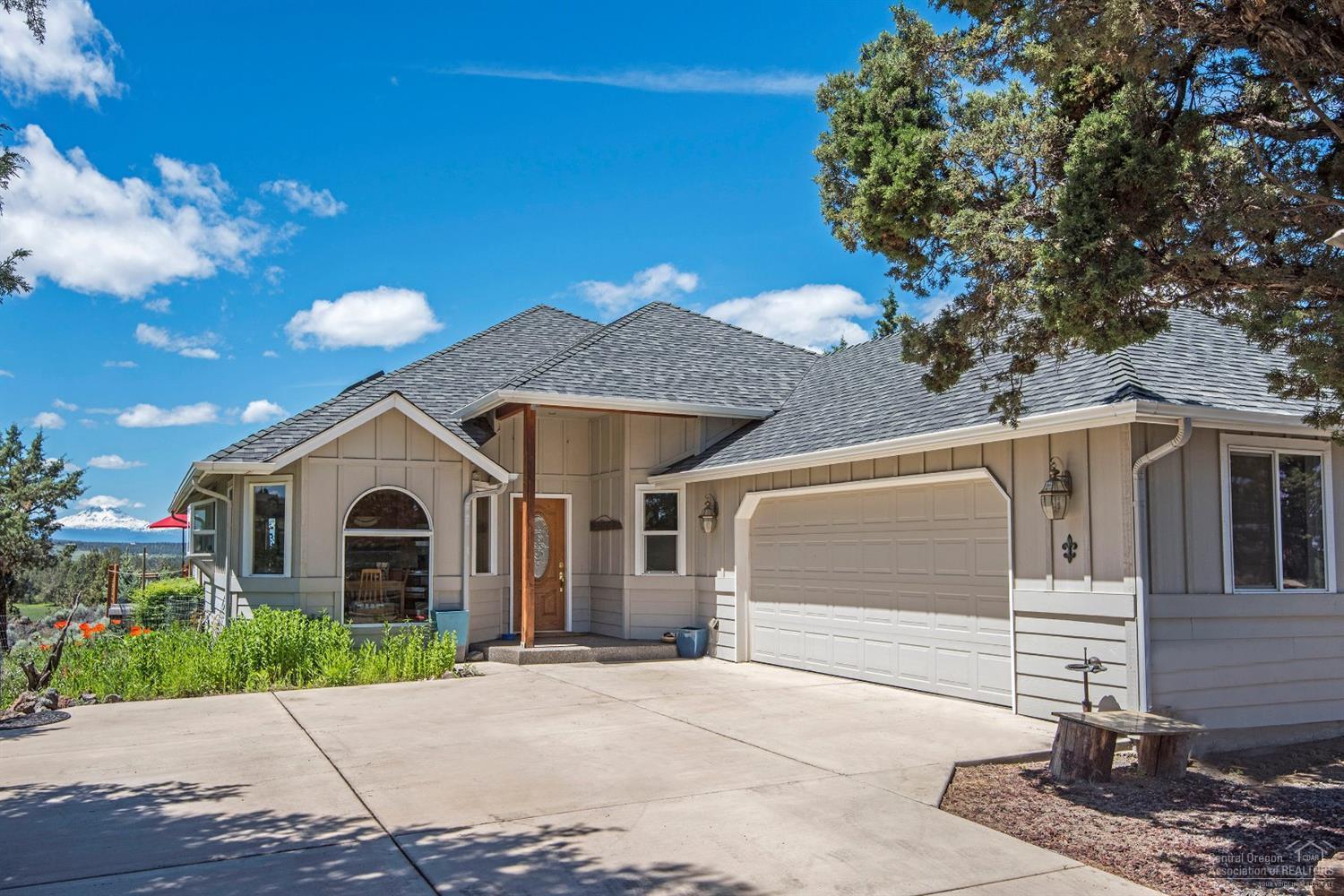 We can start with the stunning views of the Three Sisters. The kitchen features stainless steel, granite counter tops and lots of light. Beautiful wood floors throughout the house. Solid wood doors and wood trim. Hot tub off the master bedroom. Wood burning stove. Finished double car garage, RV hook-up
