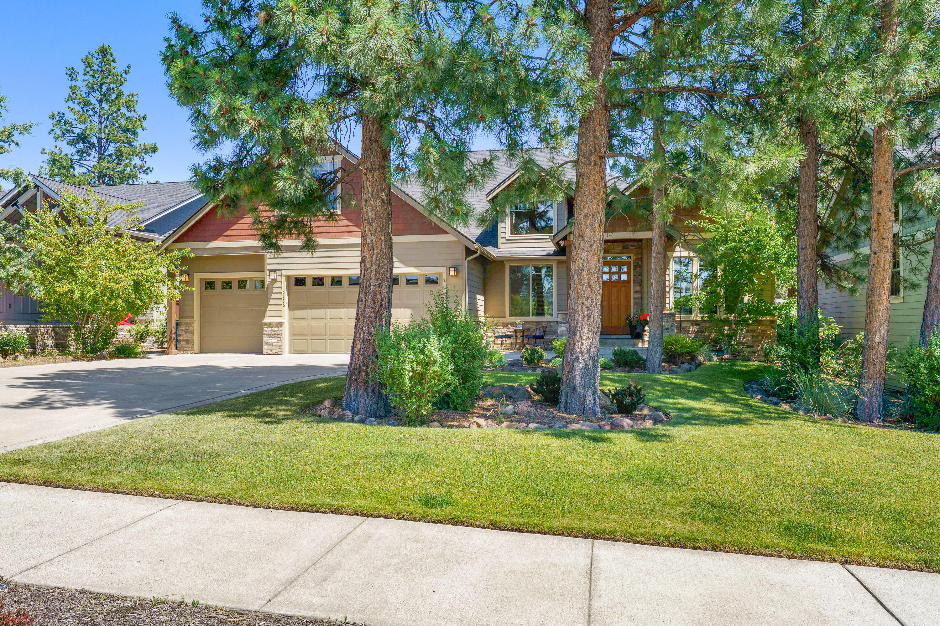 Exceptional Main-Level Living in a Prime Westside Location! Meticulously cared for and beautifully maintained, this home offers effortless everyday living and easy entertaining, all on a spacious and light-filled main level. Soaring 10-foot ceilings and expansive picture windows fill the home with natural light, enhancing the open, airy feel throughout. The updated kitchen is a true standout-featuring modern finishes, ample workspace, and a seamless flow to both a formal dining room and a casual breakfast nook, offering two distinct spaces for meals and gatherings. With 4 generous bedrooms-including a luxurious main-level primary suite-plus 2.5 stylish baths and a dedicated office, the layout is as functional as it is inviting. Step outside to a large, beautifully landscaped backyard-perfect for relaxing or entertaining. Nestled in a quiet, well-maintained neighborhood just two blocks from Quail Park, and close to NWX, schools, and scenic trails. Three-car garage included.