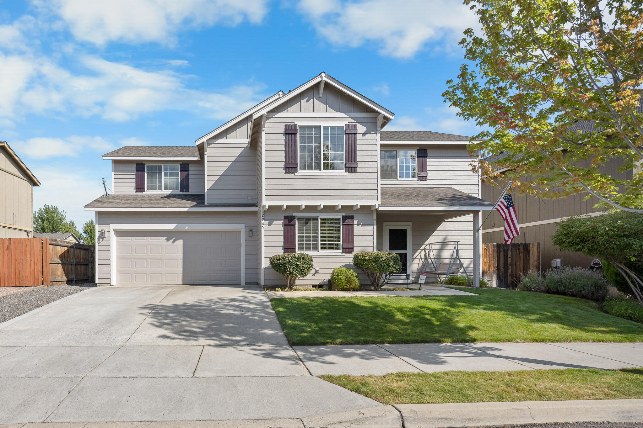 Located in Southwest Redmond, one of the city's most desirable areas, this home sits on a quiet street of well-kept homes with easy access to schools, shopping, and Highway 97. The exterior was recently painted, and the landscaping is clean and low-maintenance, giving the property great curb appeal.

Inside, the main level offers hardwood floors and a partially open layout that works well for both everyday living and entertaining. Upstairs are four spacious bedrooms, providing plenty of room for family, guests, home office or bonus room.

Out back, a 12x17 shop with power, lighting, and a garage door is ready for projects, storage, or toys-along with a separate garden shed for additional storage. Zoned for Ridgeview High School, this property combines space, function, and location—ready for your personal touches to make it your next home.