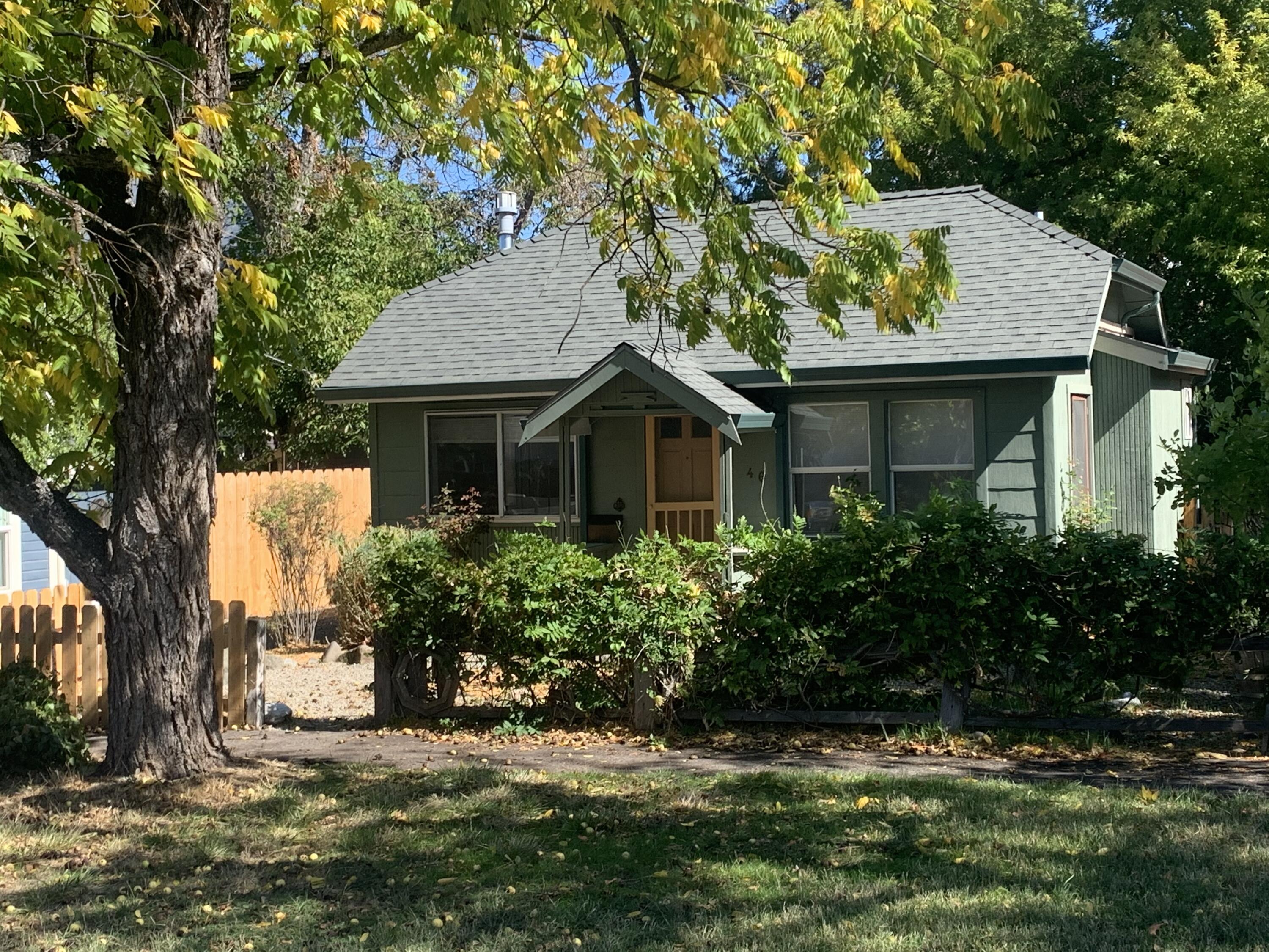 Nicely updated Home in Ashland with lots of built in charm and walking distance to downtown and the historic district.  Perfect for the young family or first time buyer. Recently updated windows allowing lots of light to come in the large living room area.. The kitchen is recently updated and includes all appliances and the like new washer and dryer. You will enjoy large and comfortable bedrooms with  private doors to access outside sitting areas. In addition, you will enjoy many new features in the remodeled bathroom. In the backyard you will have a shaded private fenced yard with a large deck for entertaining, along with a custom built chicken coop. ADU potential with an additional 270sf along the side of the backyard. Call to Tour Today !!

OPEN HOUSE Sat 10/2 11-2 pm and Sun. 10/3 11-2 pm.