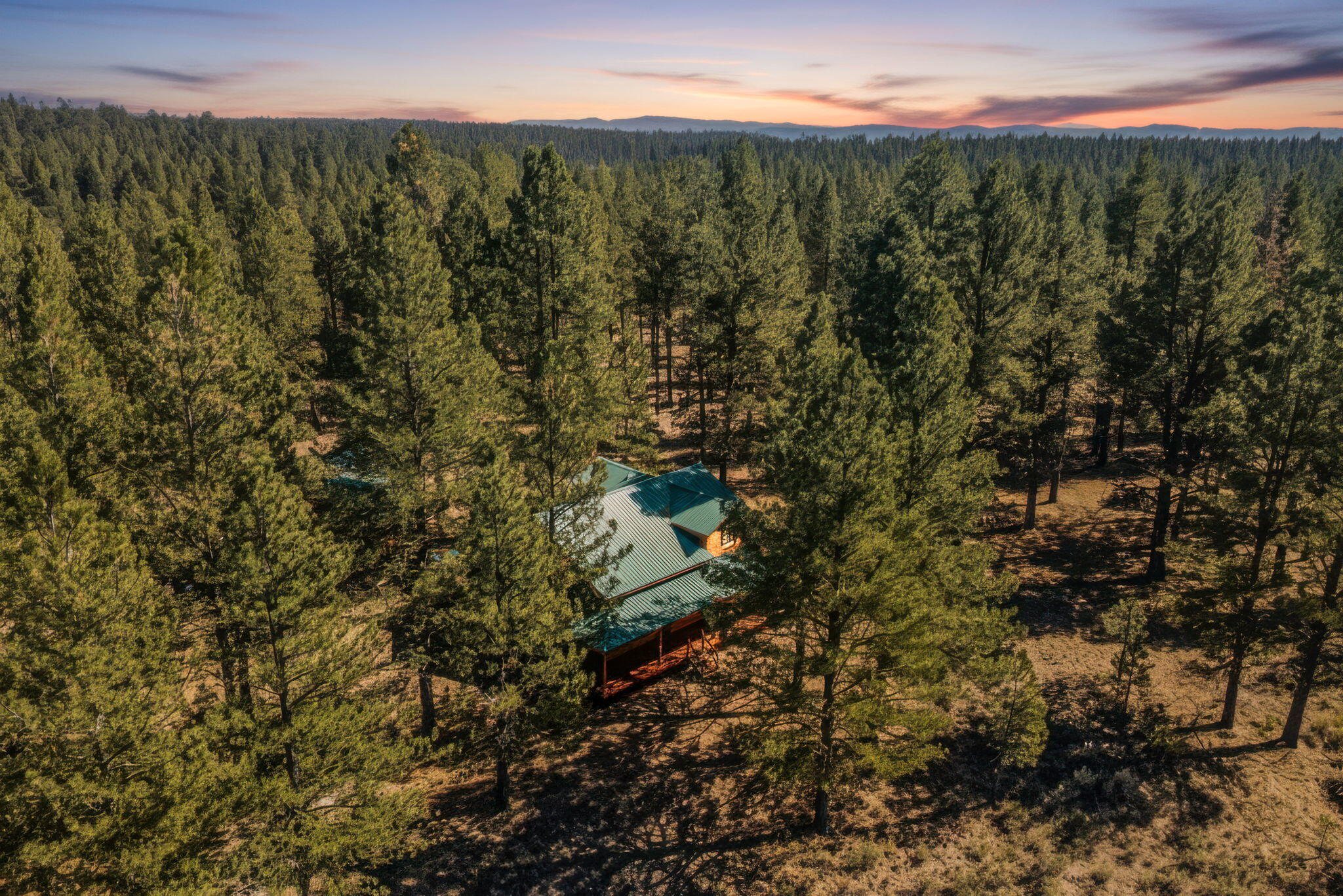 Escape to your own private retreat w/expansive valley views! Secluded cabin w/wrap around covered porch nestled on 127+/- acres of land, offering unmatched privacy & natural beauty. Surrounded by marketable timber, property provides both investment potential & serene forest views. Gravel driveway leads to the charming 3 bed, 2.5 bath cabin, where vaulted ceilings & expansive windows bring the outdoors in. Vaulted living spaces, charming stone surround fireplace, primary on the main level w/soaking tub & 2 addtnl bedrooms w/full bath, laundry room w/storage & more. 2 car detached garage w/shop & 220 power hookup. 2nd building site has already been prepped, offering opportunity for expansion, guest accommodations, or multi-generational living. Whether you're seeking a weekend getaway or a full-time haven, this property combines rustic charm w/practical ftrs in a truly unique setting w/wildlife including both elk & deer roaming right out your backdoor. Nearby airport access in John Day!