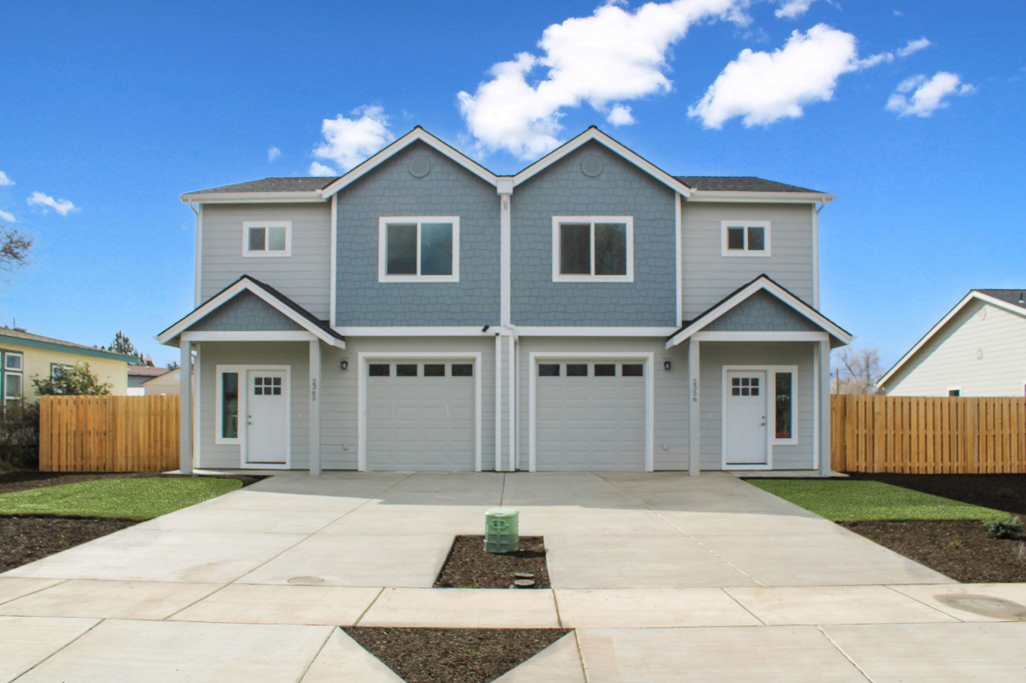 Welcome to this beautifully crafted, brand-new townhouse built in 2025, offering 1,489 sq ft of modern living space. With 3 bedrooms, 2.5 bathrooms, and stylish design throughout, this home blends comfort, quality, and convenience in a fantastic SW Redmond location. Step inside to discover an open-concept kitchen featuring solid surface counters, stainless steel appliances, and vinyl plank flooring that flows through the main level. The spacious living and dining areas connect seamlessly to the outdoors—perfect for relaxing or entertaining. Enjoy a large, landscaped backyard with sprinklers front and back, designed for easy, low-maintenance living. A single-car garage adds everyday convenience and extra storage, while an upstairs loft provides versatile space for work or play. This move-in-ready home also includes an energy-efficient heat pump with cooling, ensuring year-round comfort. Don't wait, schedule your tour today!
