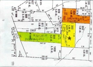 Landlocked parcel just to the north of 13300 Hwy 234 (listed with Coldwell Banker Pro West, tax lot 904) and just to the east of 13424 Hwy 234 (bank owned & listed with Coldwell Banker Pro West, tax lot 204). Nice 4 acre parcel that offers some privacy, meadow area, seasonal creek, and trees. This parcel would be and asset to an adjoining parcel. To be developed access would probably need to be gained by purchasing easments out to Hwy 234 or through the court system.