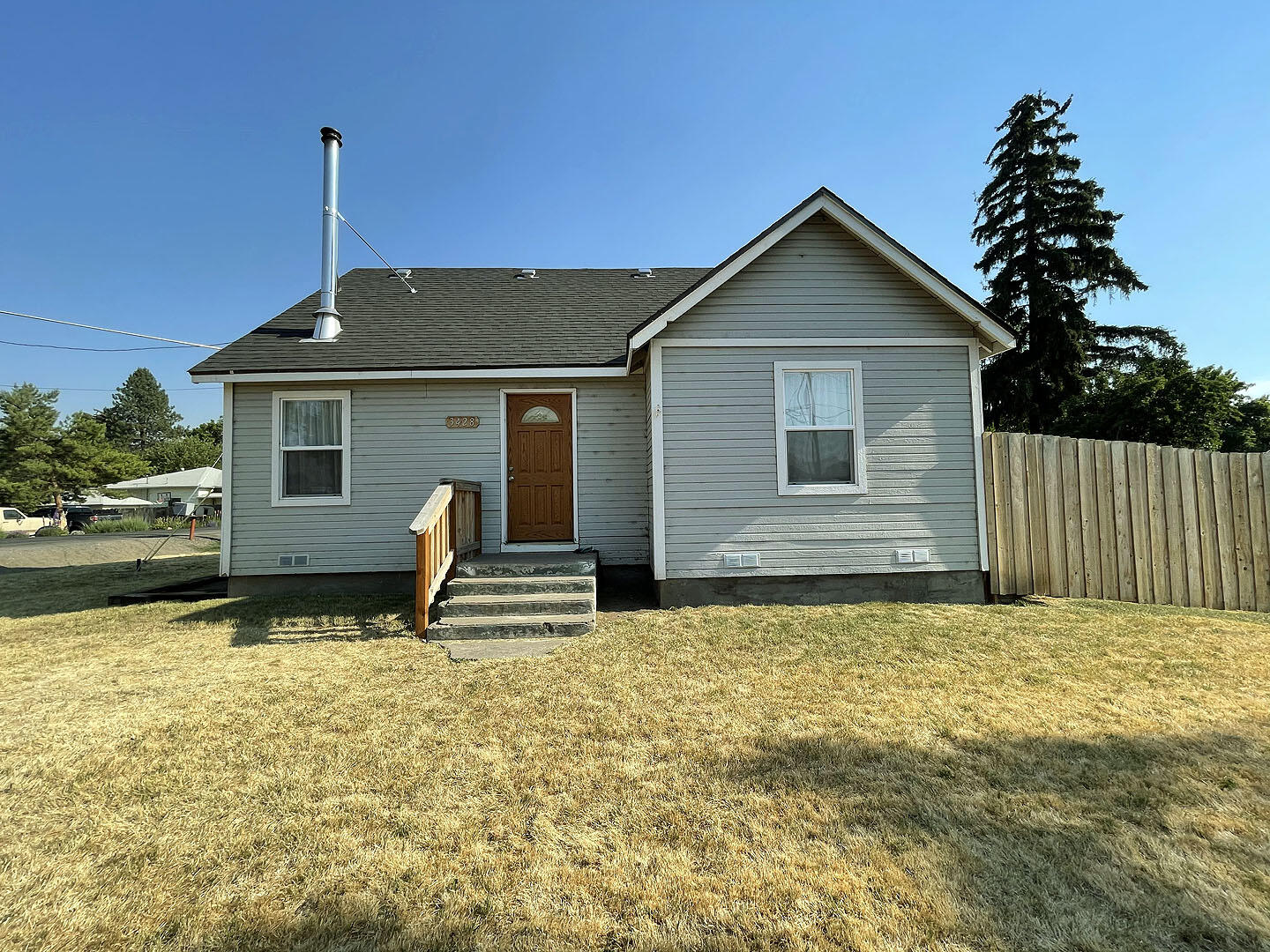 Beautiful, must see 2 story, 3 bedroom house on .34 acres. New fence and gate plus privacy fence on Shasta. New gutters, new insulation and newer roof. Large garden area, shed chicken coop and 2 car garage. Soft close cabinets.