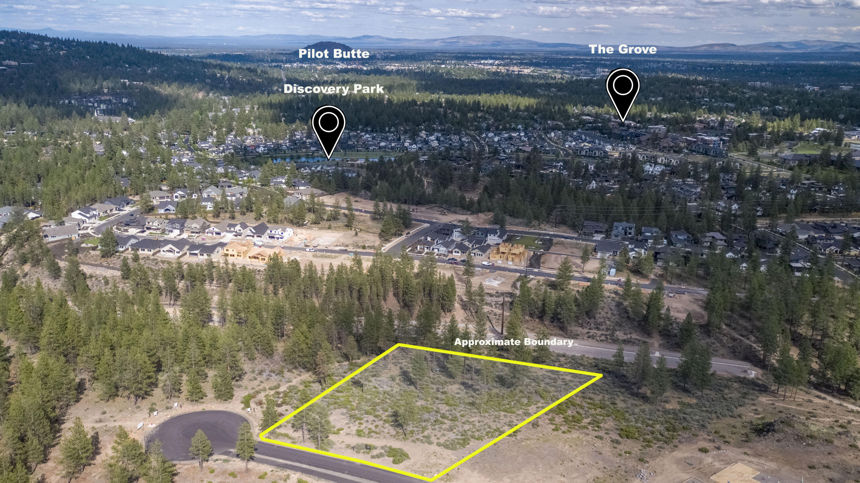 Set on a quiet cul-de-sac, this 2.5 acre homesite in Westgate offers unobstructed easterly views, capturing stunning sunrises and bathing your future home in natural light. Featuring custom architectural plans by COBA Tour of Homes winner Deschutes Custom Homes, this property is ready for immediate construction-with all permits paid and plans in hand.  Outdoor living is at your doorstep: enjoy direct access to NWX via the Manzanita Trail, where exceptional dining and local charm await. Explore miles of scenic trails leading to Shevlin Park and premier biking routes, or take the Cascade Lakes Hwy to Mt. Bachelor and Central Oregon's high-desert lakes—perfect for year-round recreation. This is more than a place to build—it's a place to live extraordinarily. Come build your dream.