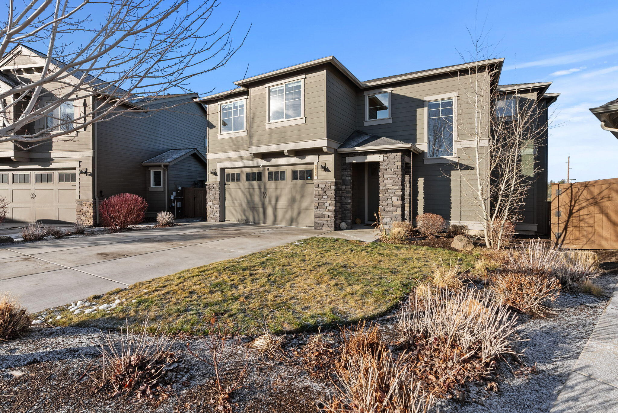 Nestled in NE Bend, this home offers the perfect blend of modern comfort and natural beauty. This stunning two-story home boasts breathtaking mountain views,
providing a serene backdrop for daily living. Thoughtfully designed, the residence features a spacious layout ideal for both relaxation and entertaining. The open-concept
living area is filled with natural light, high-quality finishes and inviting ambiance throughout. A low-maintenance yard ensures you have more time to enjoy the surrounding
beauty without the hassle of extensive upkeep. Whether you're soaking in the mountain views, hosting a gathering on the covered back deck, or simply unwinding in the
comfort of your home, every detail is crafted to enhance your lifestyle. Ideal cul de sac location, the neighborhood park is minutes away. Located near Bend's vibrant
amenities, outdoor recreation, and top-rated schools, this home is a true gem. Make an appointment to see this great home today!