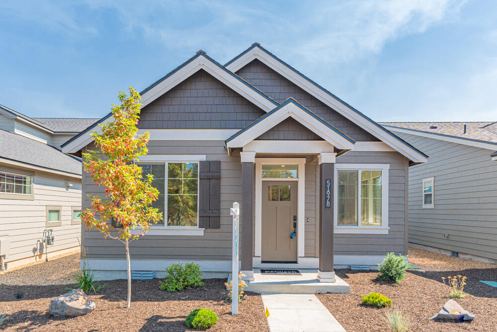 This is the last home in Crescent Creek by Pahlisch Homes! The RUBY floor plan on lot 171, is the perfect 3 bedroom, 2 bath home that is thoughtfully designed with efficiency and quality construction.  Comes complete with refrigerator, washer/dryer, and blinds with the added comfort of air conditioning. 

If you're seeking an active lifestyle or a serene retreat, this neighborhood seamlessly blends recreation and natural beauty into one exceptional living experience. The community features meandering paved walking paths, a welcoming clubhouse with a workout area, a versatile sports court, and meticulously maintained park area, perfect for staying active and social.   Outdoor enthusiasts will love the close proximity to year-round activities, including skiing, golfing, and the stunning Paulina and East Lakes with endless opportunities for adventure and relaxation
Photos are of the home and have been virtually staged.
Enjoy $5000 towards closing costs with preferred lender.