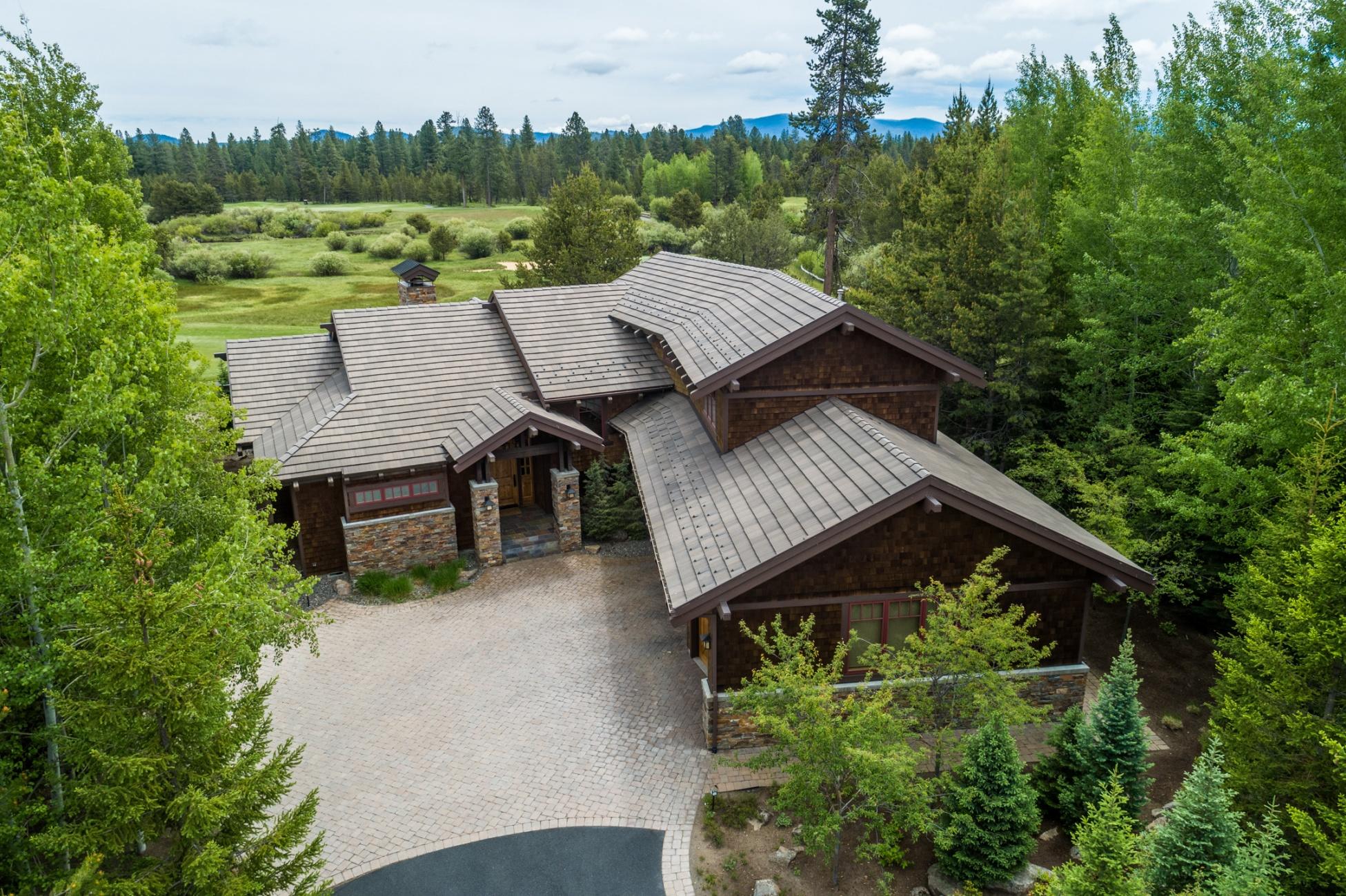 Beautiful & exclusive home located in the celebrated Crosswater community. Only 119 owners will call these amazing 600 acres
home. The pinnacle of luxury with quality craftsmanship, built on a large private lot, backing the 4th fairway of the celebrated and gated Crosswater Golf Club. Property features rich wood accents, wood exposed beams, wood soaring ceilings, floor to ceiling stone fireplace, breathtakingly private golf course and mountain views. The home was designed with a wall of windows to provide
stunning views to the entire living space and elegant masters suite. The gourmet kitchen is spacious and ready for guests. The main
level office / den is oversized, built in custom cabinetry with stone fireplace. Many high-end upgrades including heated driveway.