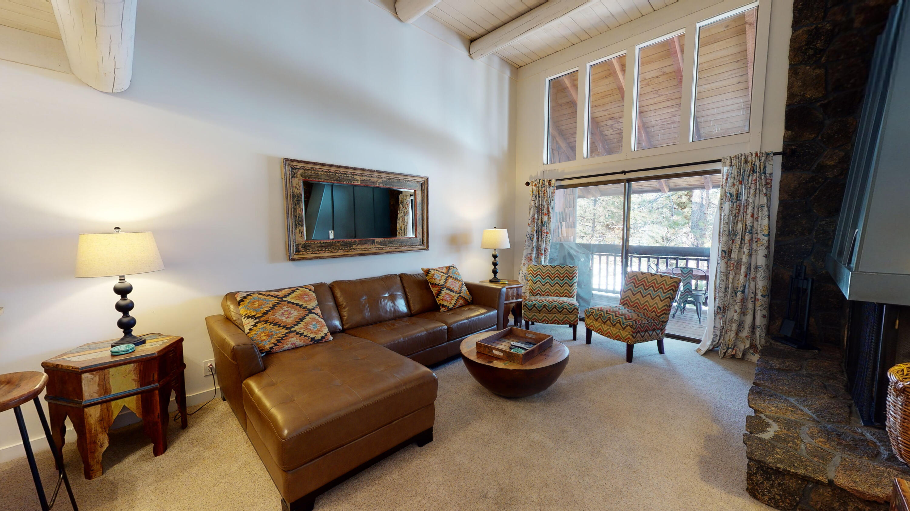22 Wildflower is an exceptional turnkey rental or could be basecamp for as a second home. A multi story lodge style retreat nestled along the 12th fairway of the prestigious Meadows Golf Course & across the street from the vibrant Sunriver Village. Once inside, be captivated by the tasteful updates that enhance the charm & character of this remarkable property. The light & bright kitchen is adjoined by a comfortable eating area with vaulted ceilings. Retreat to the cozy bedrooms each offering comfort and privacy and enjoy the soothing sounds of nature as you sleep. The outdoors beckons where you can relax on either of the 2 patios & soak in the resort atmosphere. Immerse yourself in the resort lifestyle with access to the golf course, SHARC the Cove, SR Observatory & Nature Center and many other amenities just steps away.  22 Wildflower embraces the classic vibe of resort living. Begin making memories here! Schedule a showing and experience the magic firsthand!