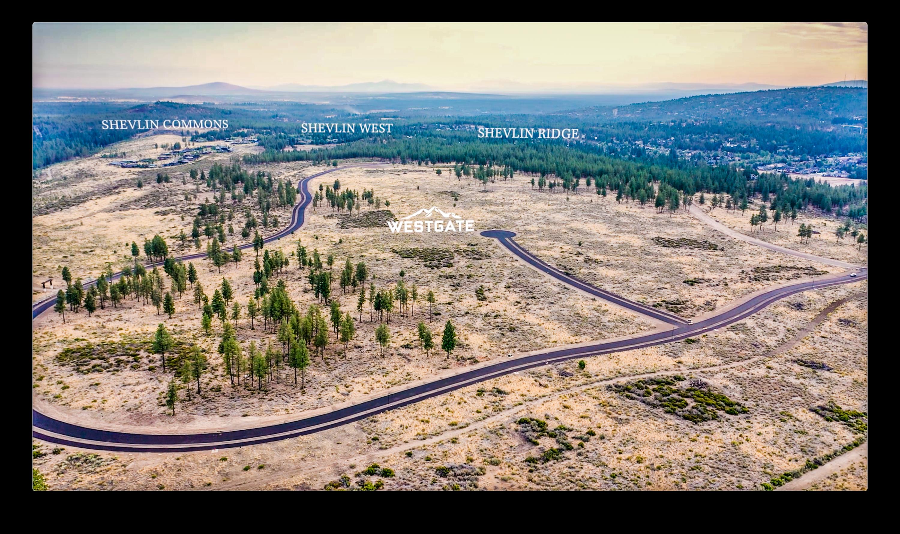 WESTGATE, Bend's Premier subdivision neighboring Shevlin Park and encompassing 304 acres of Natural Forest landscape with Cascade Mt Views. Only 85 lots ranging between 2.5 to 5 acres! WESTGATE provides great proximity for enjoying Bend's many amenities!