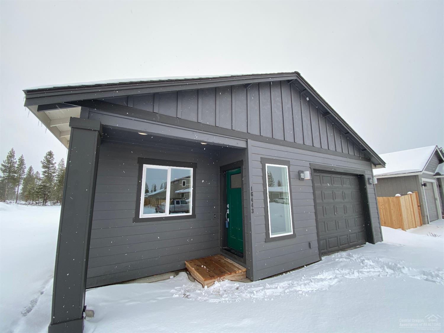 Arbor Builders is proud to present this semi custom and upgraded 'Madrone' model. With a cute, craftsman exterior and well thought out floor plan, this one is a must see! The home is well appointed with designer chosen finishes including custom cabinets, flooring, plumbing fixtures, appliances and tile shower in the guest bath. This home also includes central air conditioning for those beautiful, warm La Pine summer days. Outside, you will find a landscaped front yard with sprinklers and a huge lot that backs to BLM land to the south where you can access trails. This home is move in ready and calling for you! Taxes are from 2019 for the lot only. Call today because this home is priced to sell very quickly!