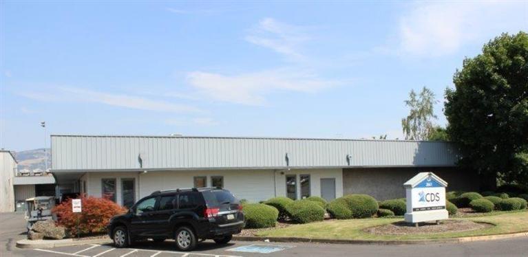 Great building located across from Harry & David and near I-5 Exit 27 S. Medford Interchange. Office component with multiple private offices, light manufacturing area, mezzanine office area, warehouse of 20,000 Sq. Ft. (approx.) which has tempered air and loading dock with access to 2 buildings. On-site parking for employee and located on major RVTD route.