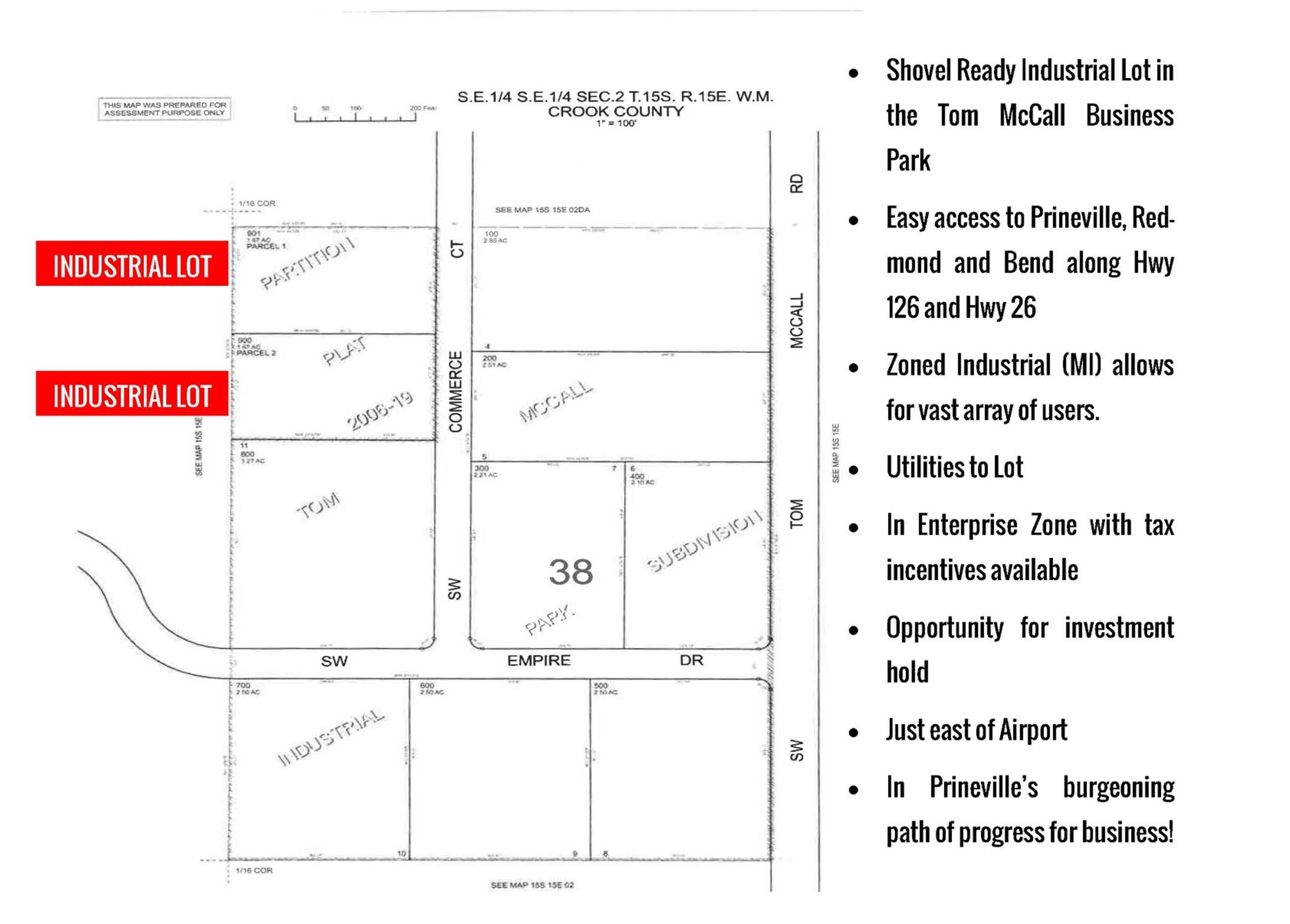 Tom McCall Bus/Ind. - Commercial Sale