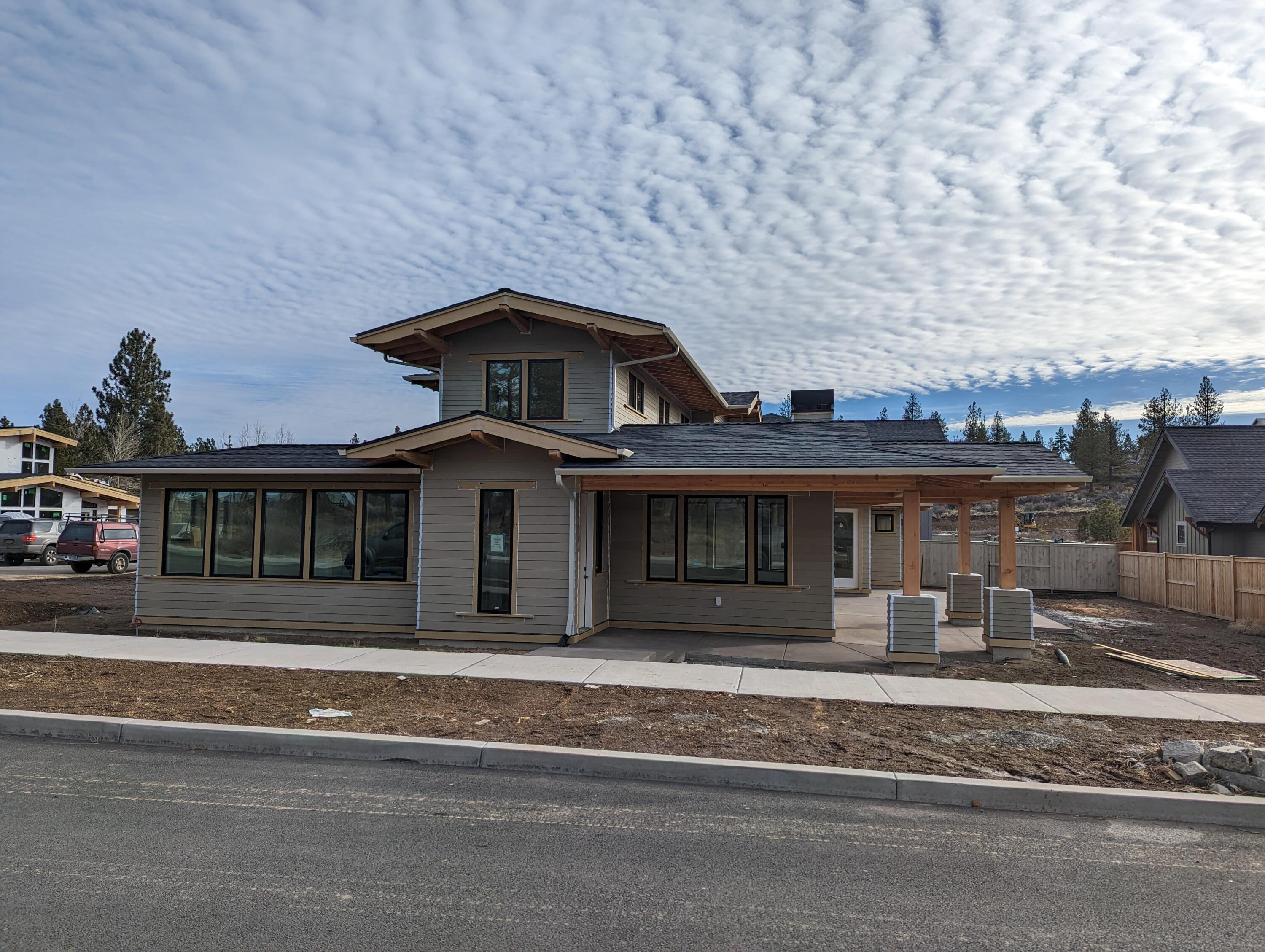 Welcome to Shevlin West, a new neighborhood on Bend's Westside near Shevlin Park. Once completed it will include 116 custom homes, built by a variety of builders, along with 4 acres of open/park space. Shevlin West has all the charm & architectural diversity of similar neighborhoods like Shevlin Ridge, NorthWest Crossing & Discovery West, along with superior access to Westside amenities, trails, parks & schools. Across from the park, a modern craftsman with an open layout, vaulted great room ceiling & main level resident suite. Upstairs features two bedrooms, bath along with flex space for gathering. Between the modern design approach & the corner lot, this home will defy convention of dark, compartmentalized homes of the past. The site layout offers multiple outdoor spaces affording the opportunity to find the perfect space for the event, regardless of the season, whether it's gathering with friends, evening sunsets or seeking a private respite from the chaos of life.