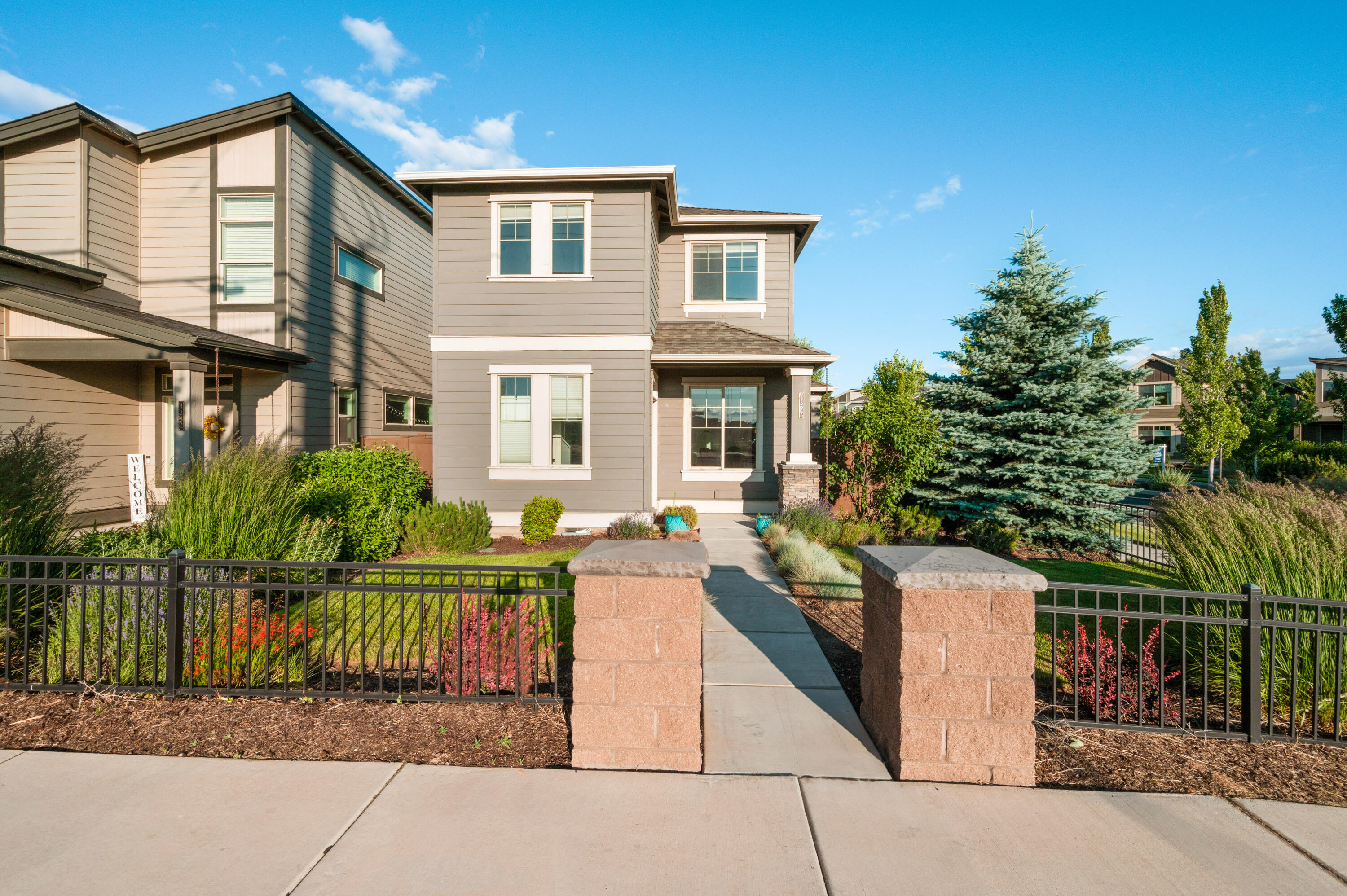 Enjoy the ease of living in this thoughtfully designed and exceptionally maintained home. Located just steps away from Sunriver Brewing and Backporch Coffee, it's easy
to grab a drink or meet friends without needing to drive far. The upstairs landing offers a cozy, light-filled space for a home office or reading nook. Being the first home on the block makes coming and going a breeze. Plus, the HOA offers access to a refreshing community pool for those warm summer days. Come experience the calm,
comfort, and charm this home offers—it's one you won't want to miss!