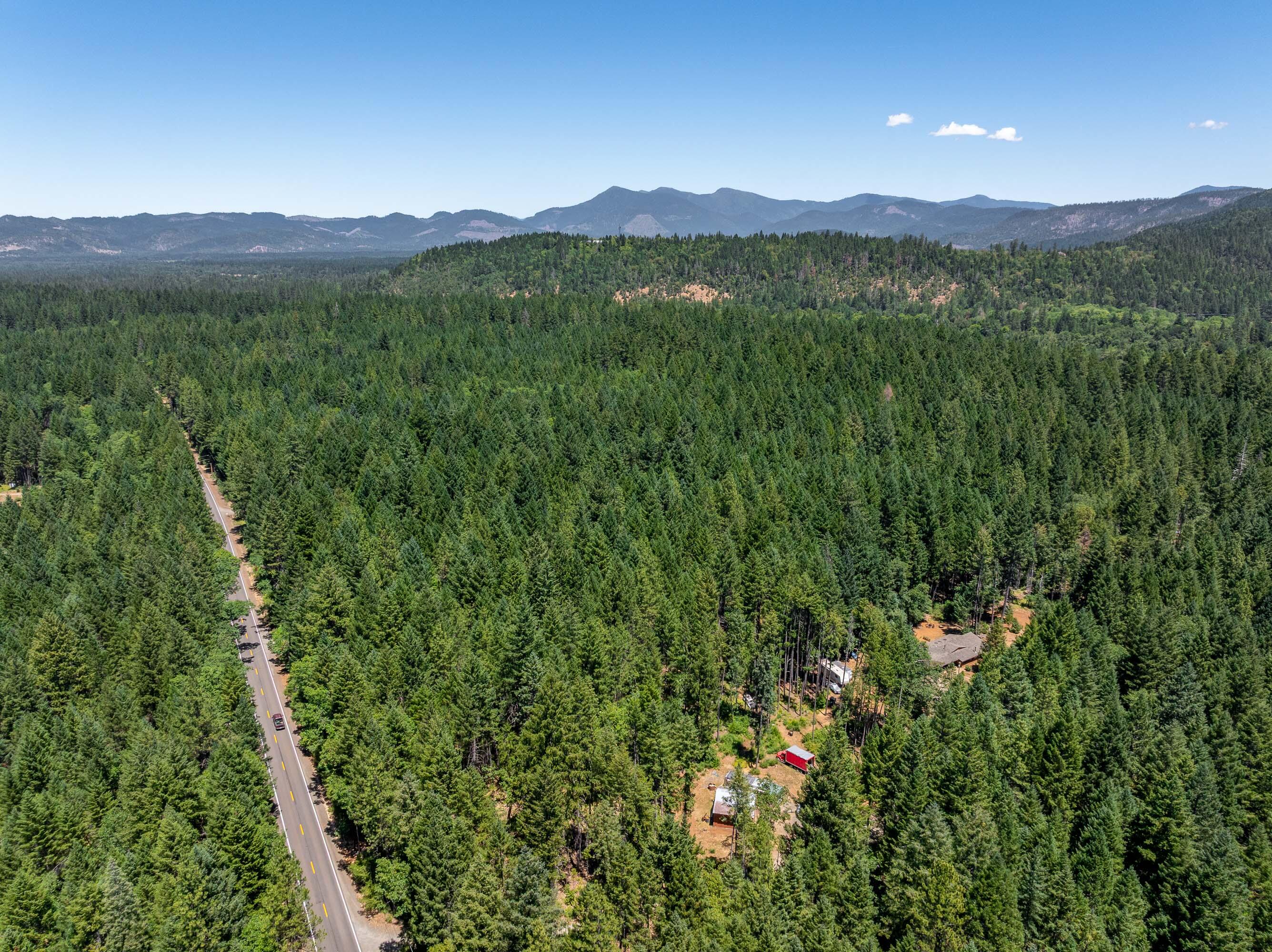 Beautiful level 5-acre homesite zoned RR-5 with a 20 gallon per minute well (per well log on file). The property is densely forested with approximately 100 -125 MBF of merchantable timber and backs to over 175 acres of BLM land. Check with Josephine County for development options.