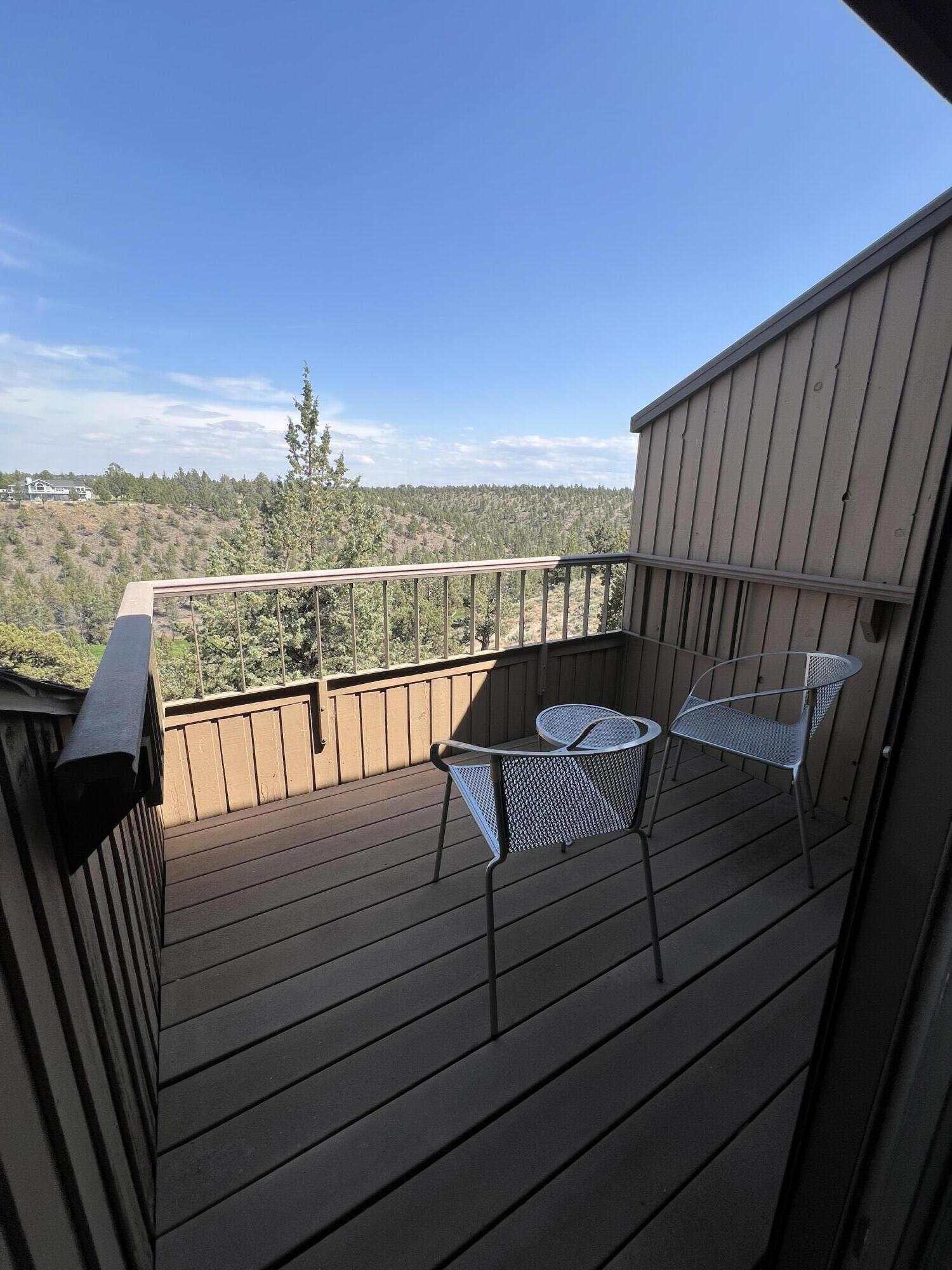 Welcome to a stunning townhouse nestled along the picturesque Deschutes River, where breathtaking views of Central Oregon's natural landscape stretch as far as the eye can see. This exceptional residence offers resort-style living at an accessible price point, providing the perfect balance of luxury and value. Upon entering this 1,168 square foot townhouse, you'll be immediately drawn to the thoughtfully designed floor plan featuring two bedrooms and two bathrooms. The layout prioritizes both social connection and personal privacy, making it ideal for various living arrangements. Large windows frame the natural beauty outside, bringing the serene outdoor environment into your daily living space. Privacy is paramount in the sleeping quarters, which are thoughtfully separated from the main living spaces. The primary bedroom offers a truly remarkable experience, positioned to maximize the skyline views of Central Oregon.  Call us today!